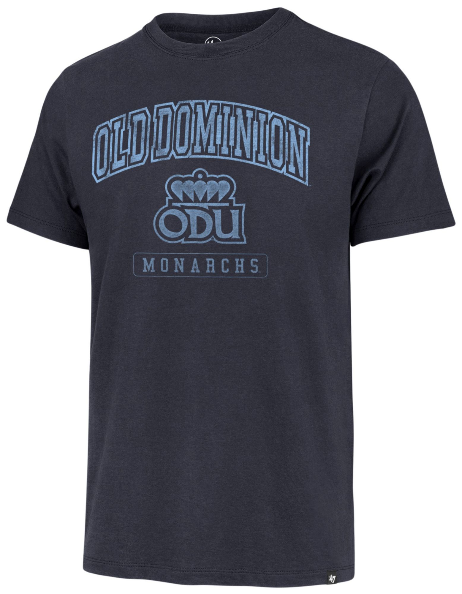 '47 Men's Old Dominion Monarchs Navy Monotone T-Shirt