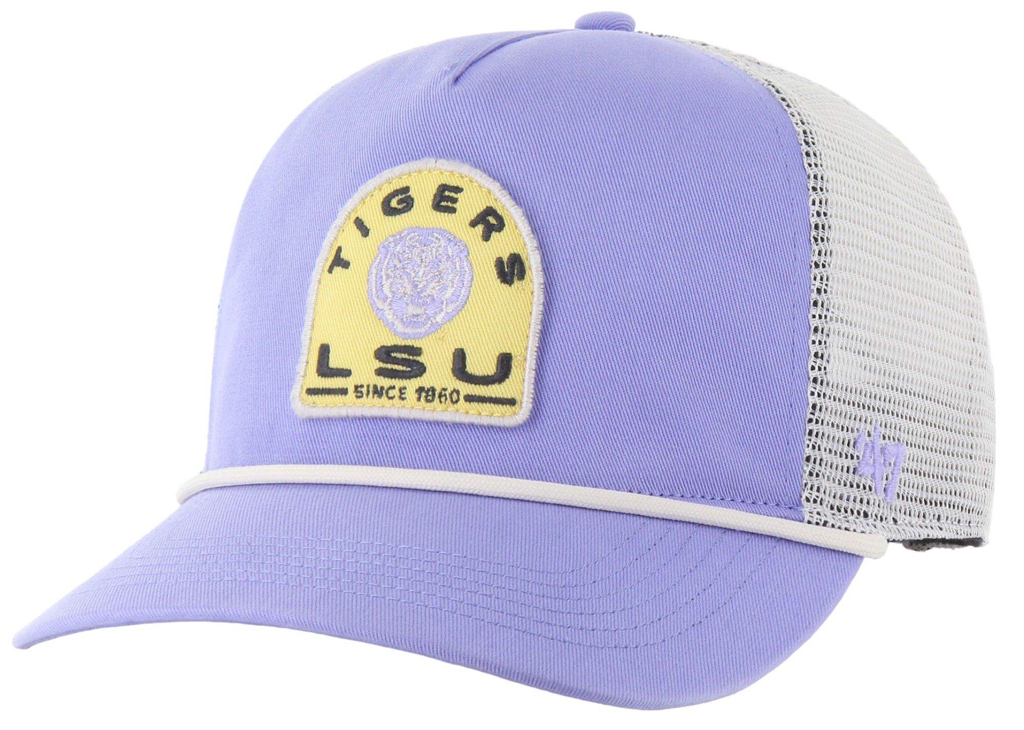 ‘47 Men's LSU Tigers Lavender Coastal Hitch Adjustable Hat