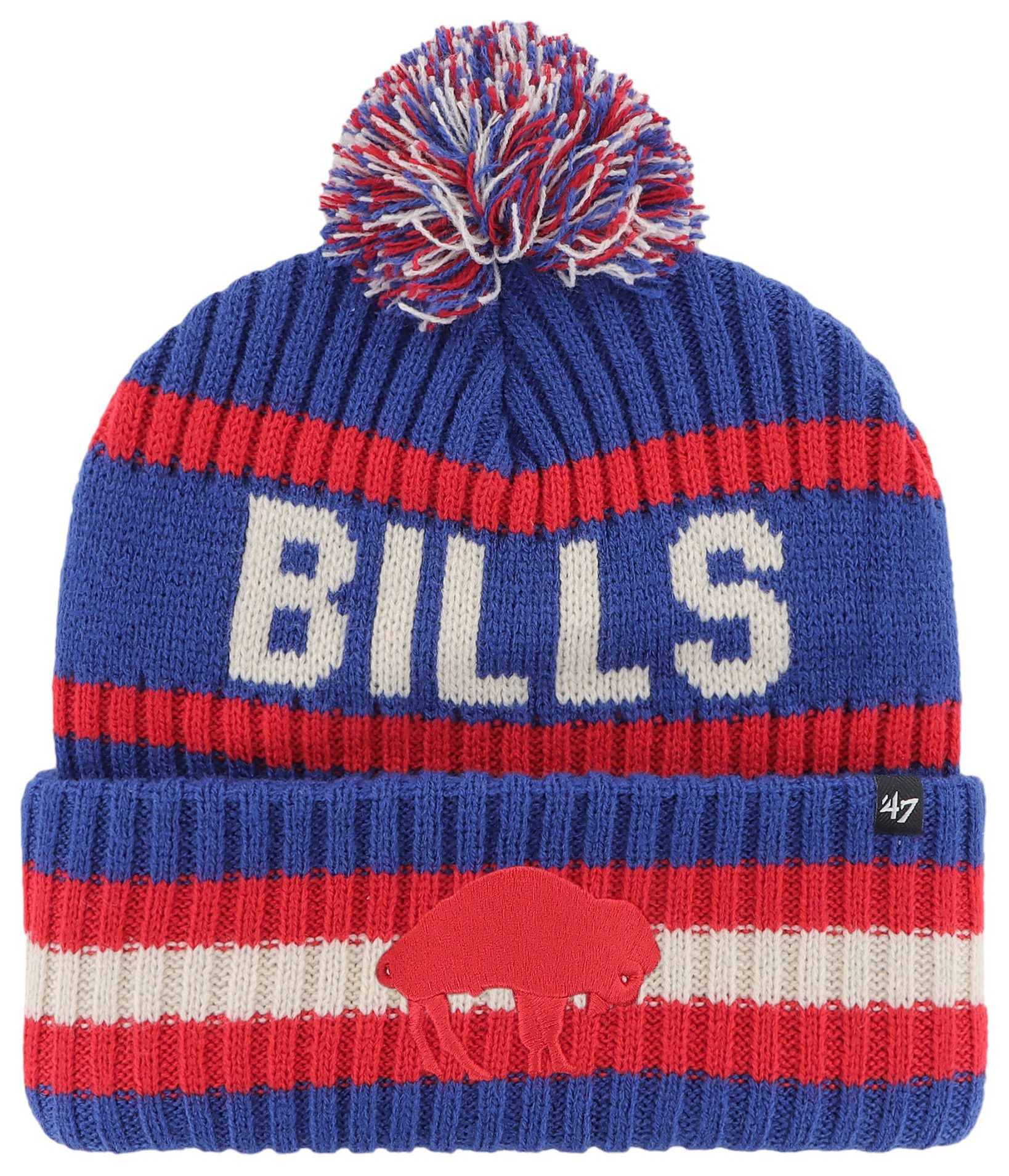 '47 Men's Buffalo Bills Bering Legacy Royal Cuffed Knit Beanie