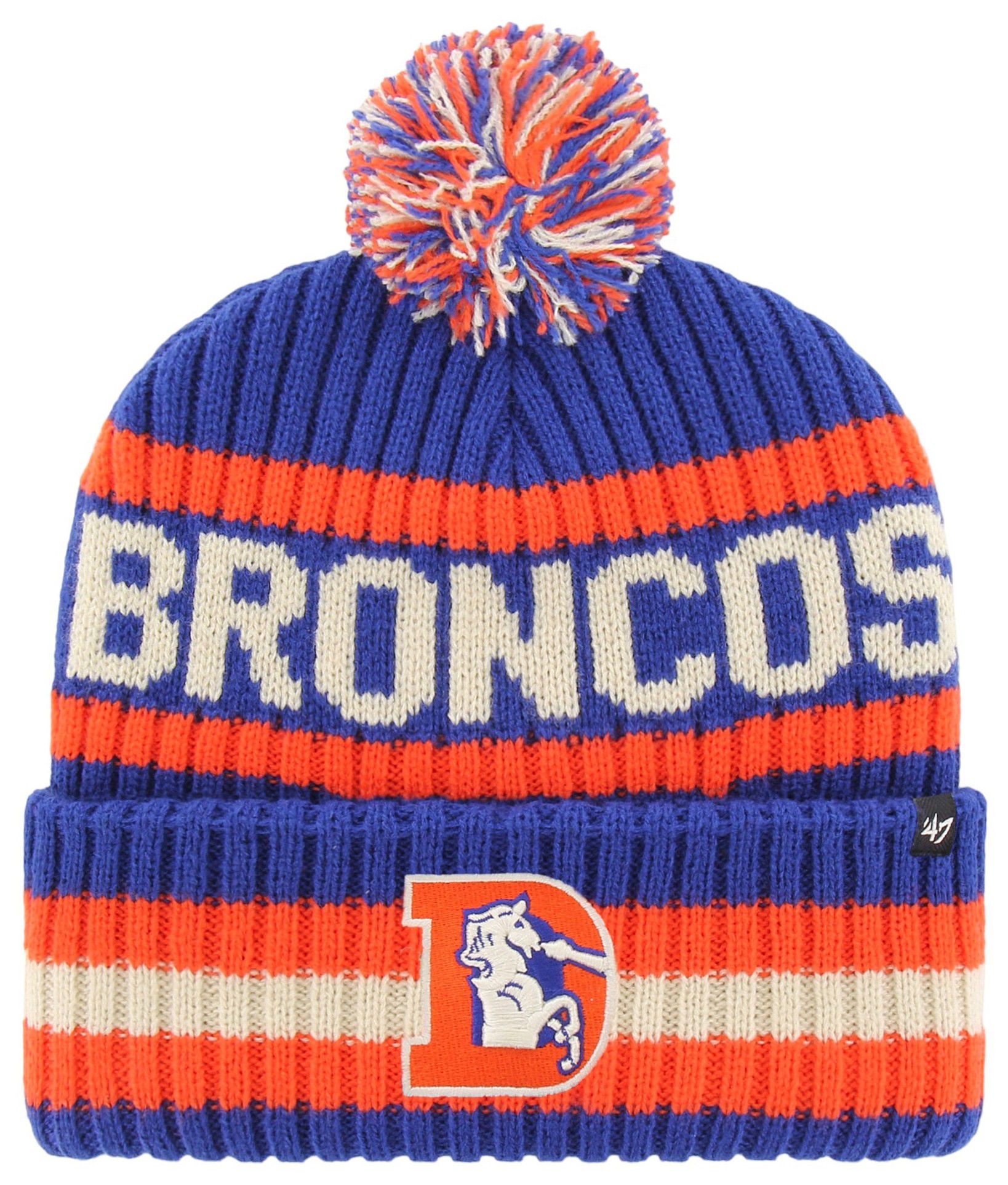 '47 Men's Denver Broncos Bering Legacy Royal Cuffed Knit Beanie