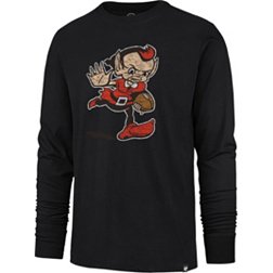'47 Men's Cleveland Browns Brownie Long Sleeve T-Shirt
