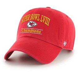 '47 Men's Super Bowl LVIII Champions Kansas City Chiefs Clean Up Adjustable Hat