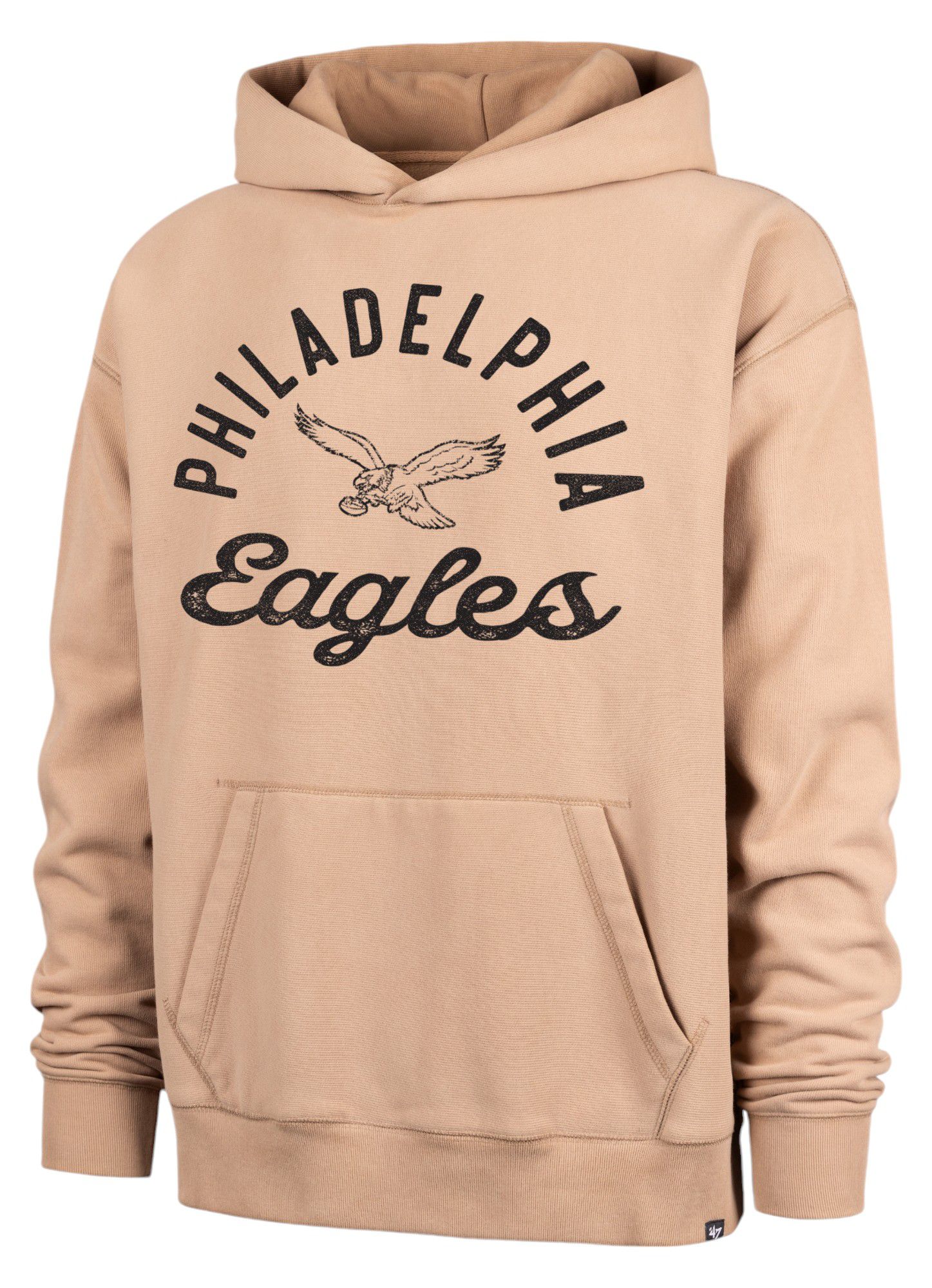 '47 Men's Philadelphia Eagles Dusted River Khaki Pullover Hoodie