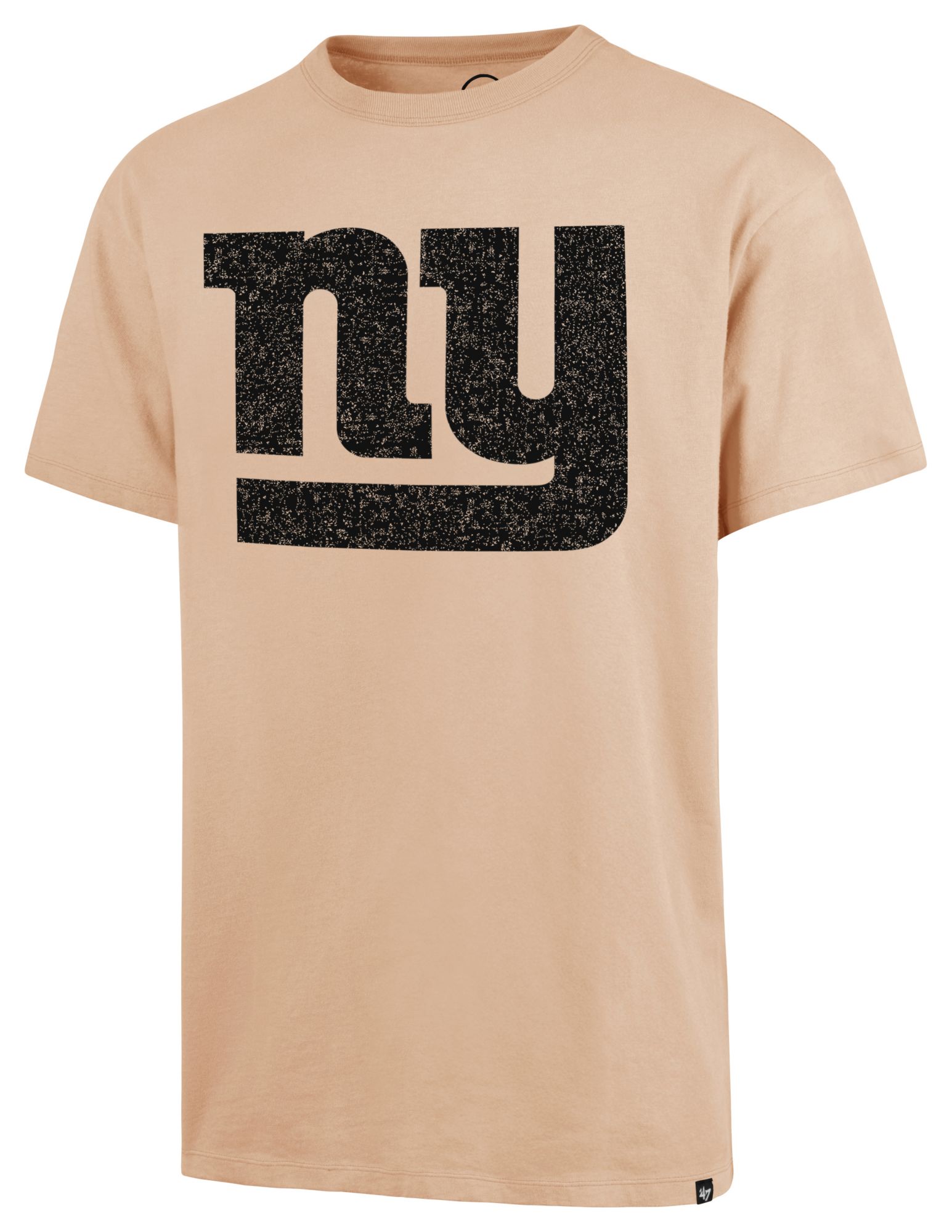 '47 Men's New York Giants Dusted Imprint Khaki T-Shirt