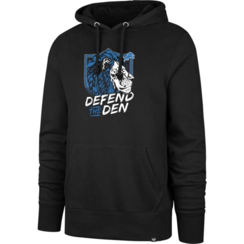Nike Men's Detroit Lions Team Reveal Blue Spark Pullover