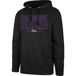 '47 Men's Baltimore Ravens Boxout Headline Pullover Hoodie