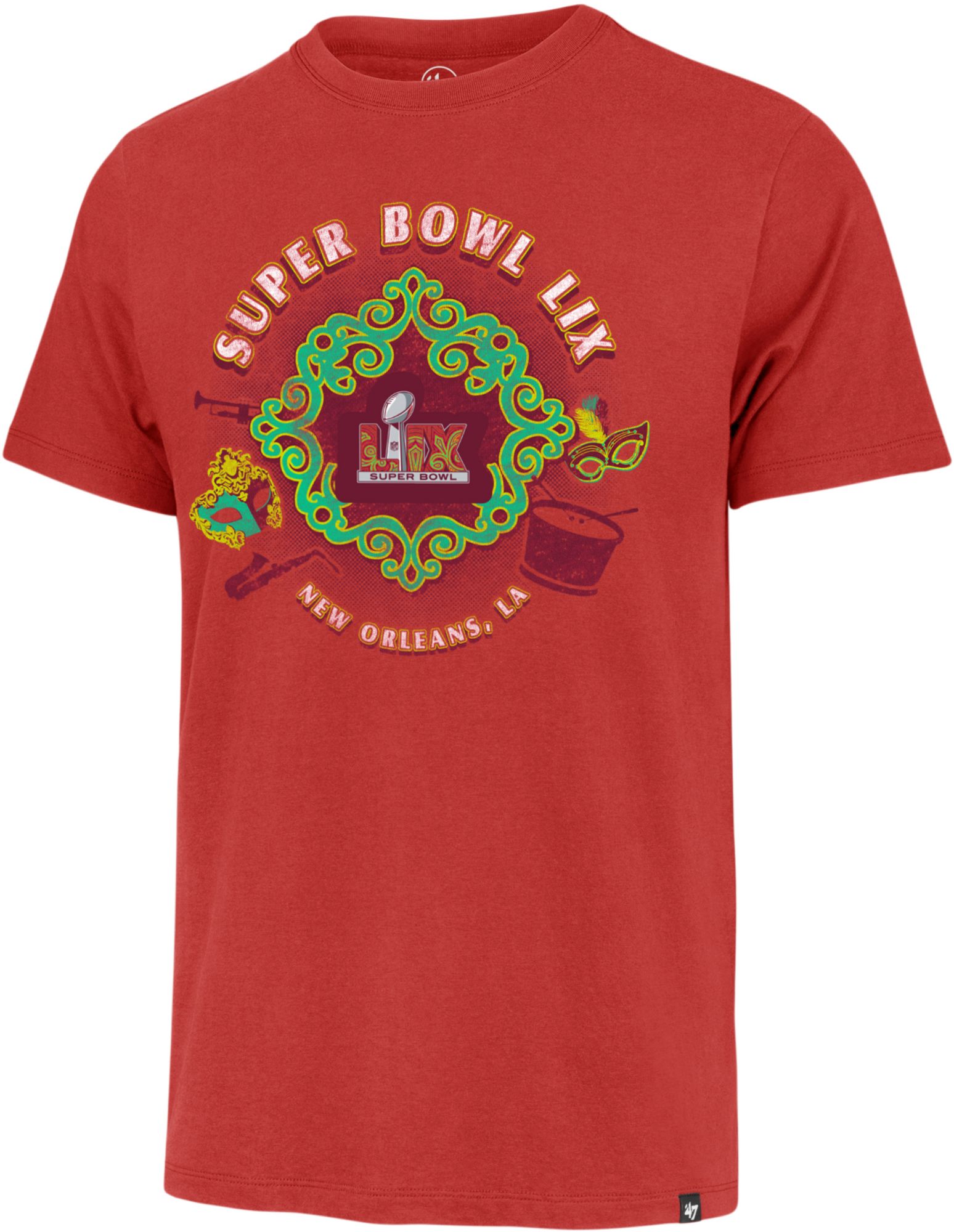 '47 Men's NFL Super Bowl LIX Jazz Red T-Shirt