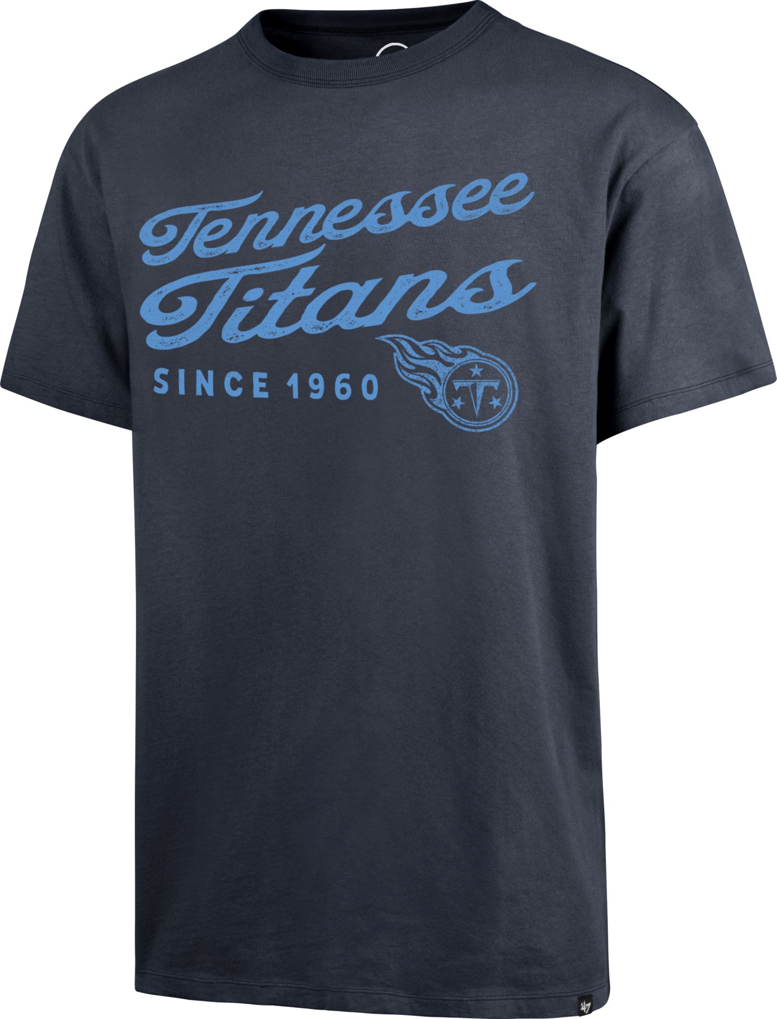 '47 Men's Tennessee Titans Dusted Carrick Midnight T-Shirt