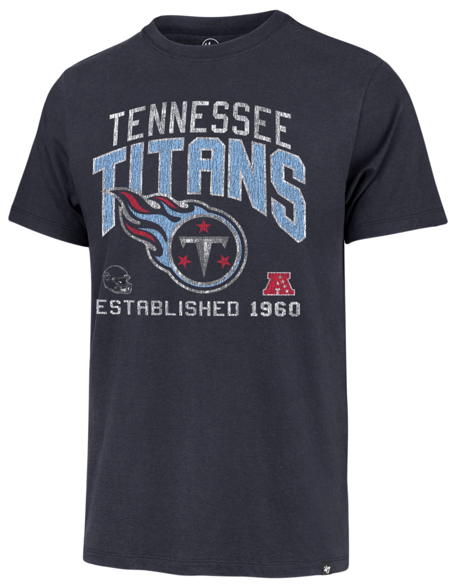 '47 Men's Tennessee Titans Turned Up Atlas Blue T-Shirt