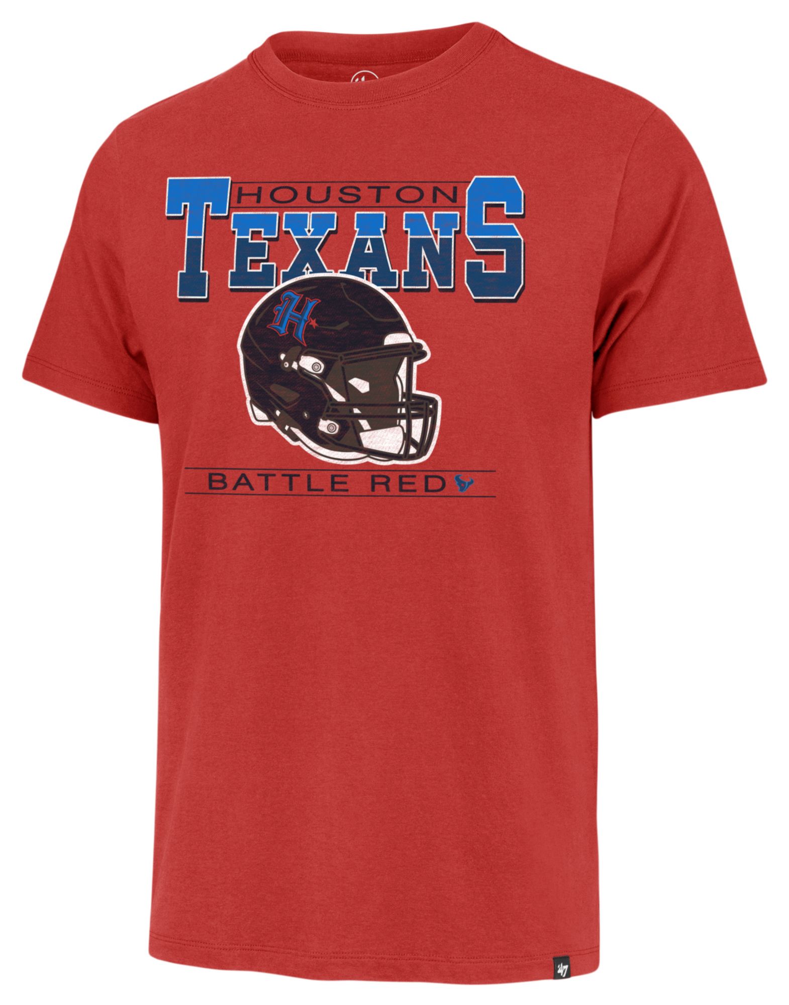 '47 Men's Houston Texans Time Lock Red T-Shirt
