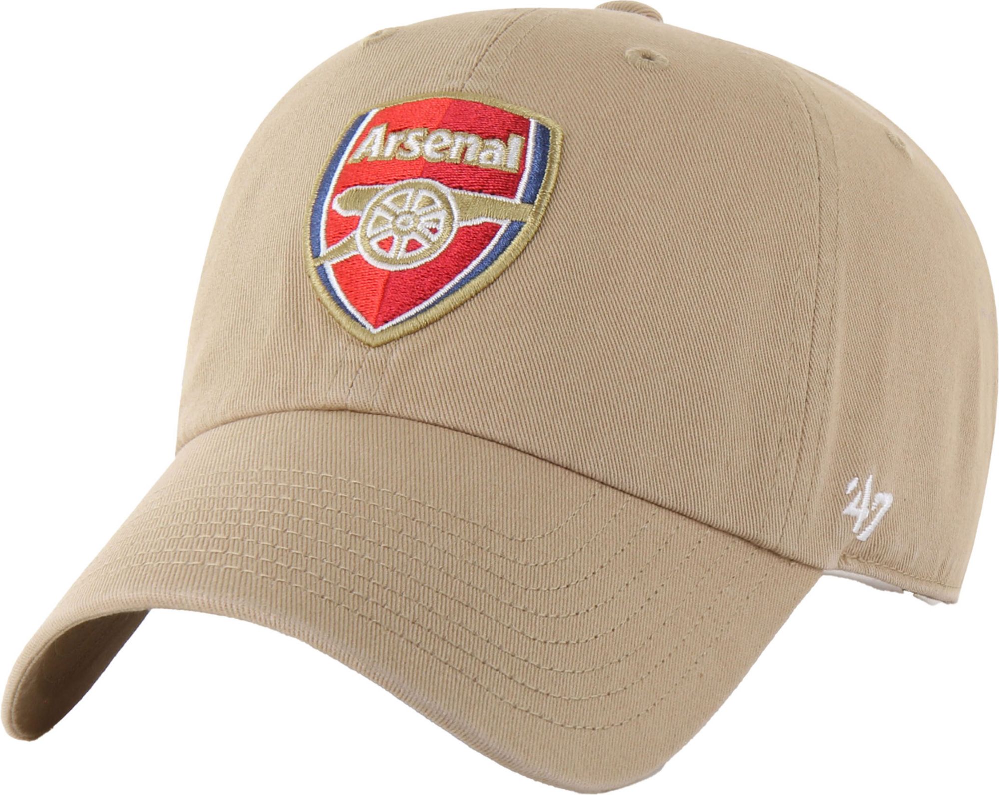 '47 Men's Arsenal Tan Logo Clean Up Adjustable Hat