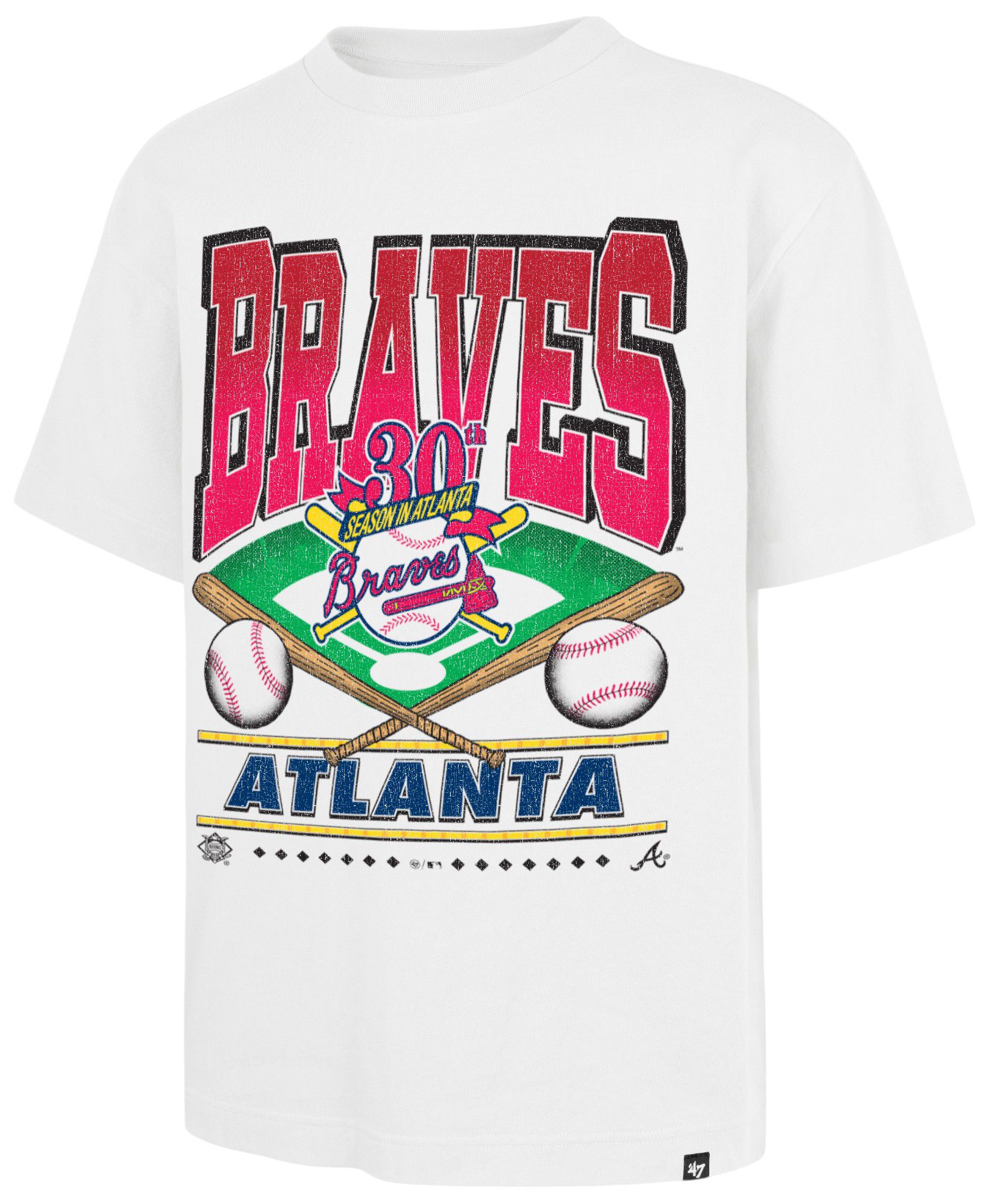 '47 Adult Atlanta Braves White Foundation All Star Game T-Shirt