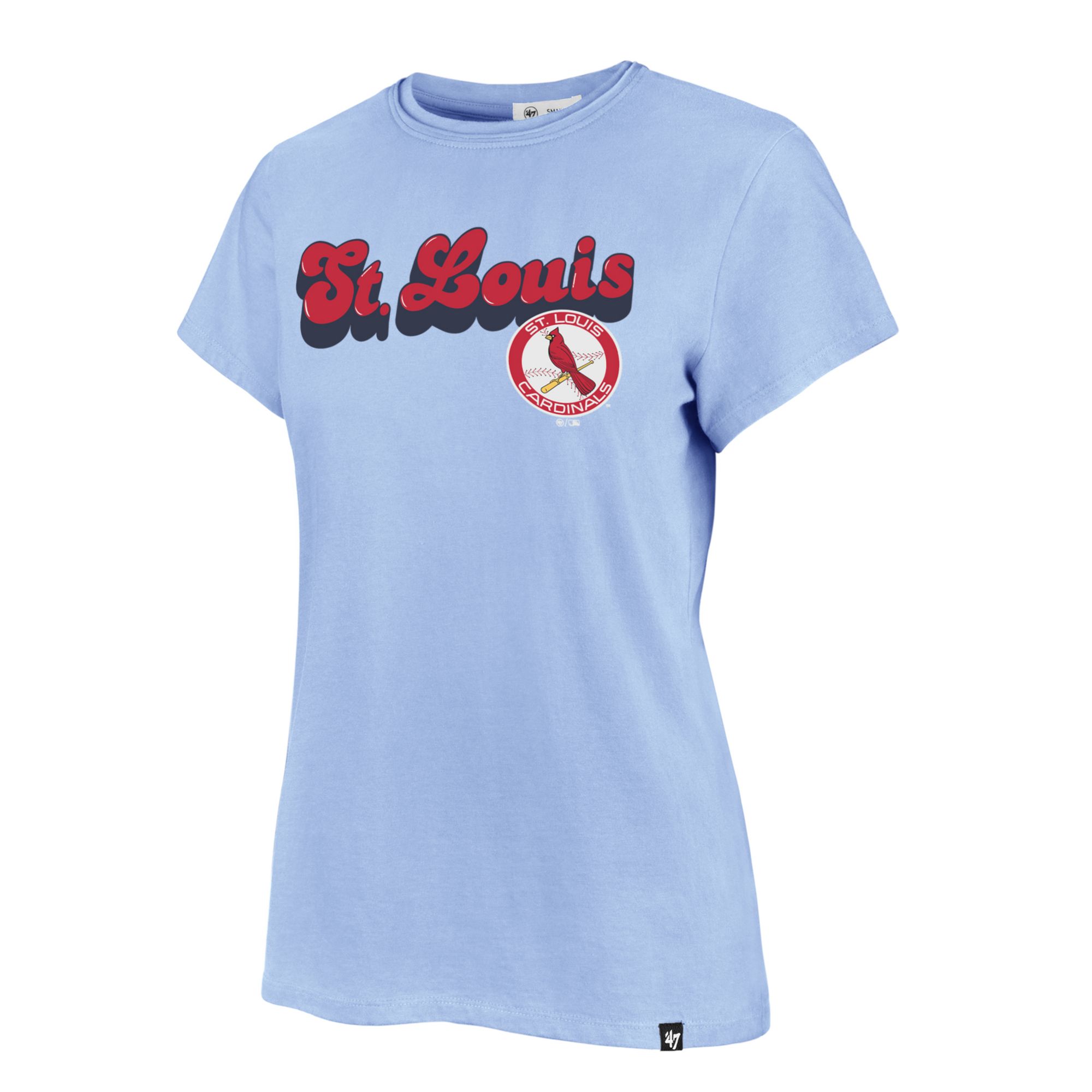 '47 Women's St. Louis Cardinals Blue Mystic Frankie T-Shirt