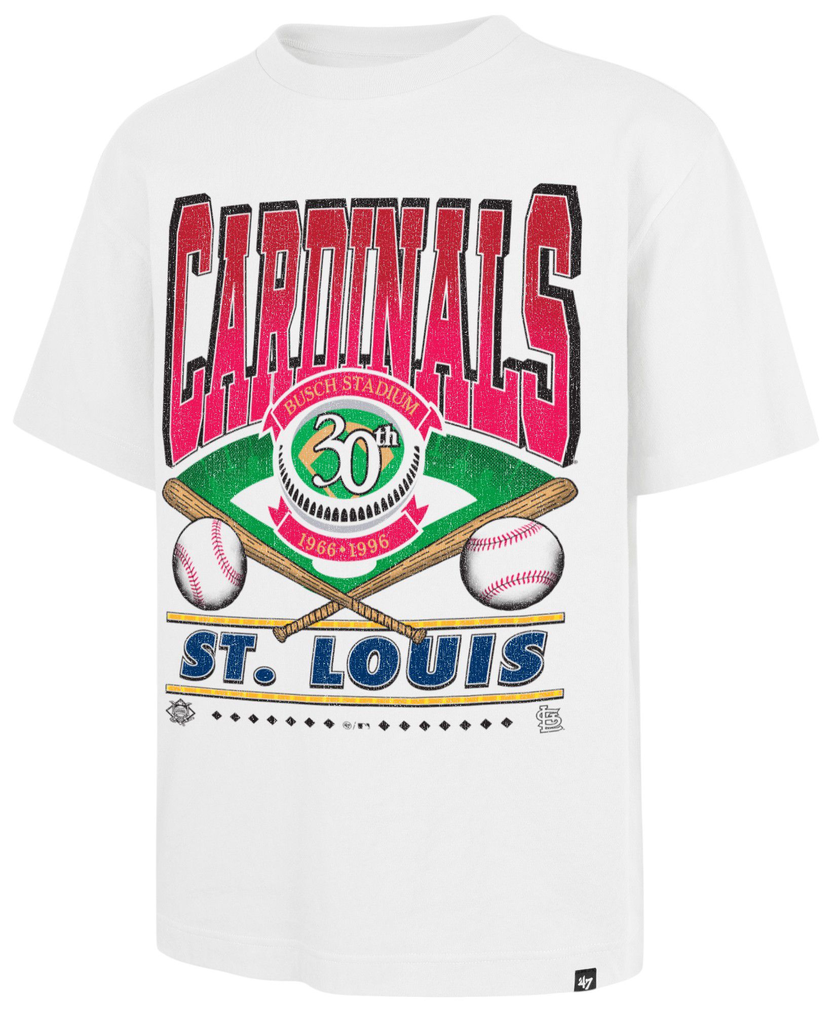 '47 Adult St. Louis Cardinals White Foundation All Star Game T-Shirt