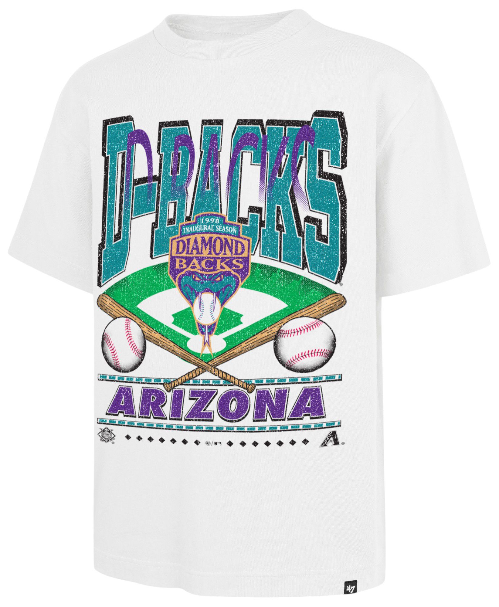 '47 Adult Arizona Diamondbacks White Foundation All Star Game T-Shirt