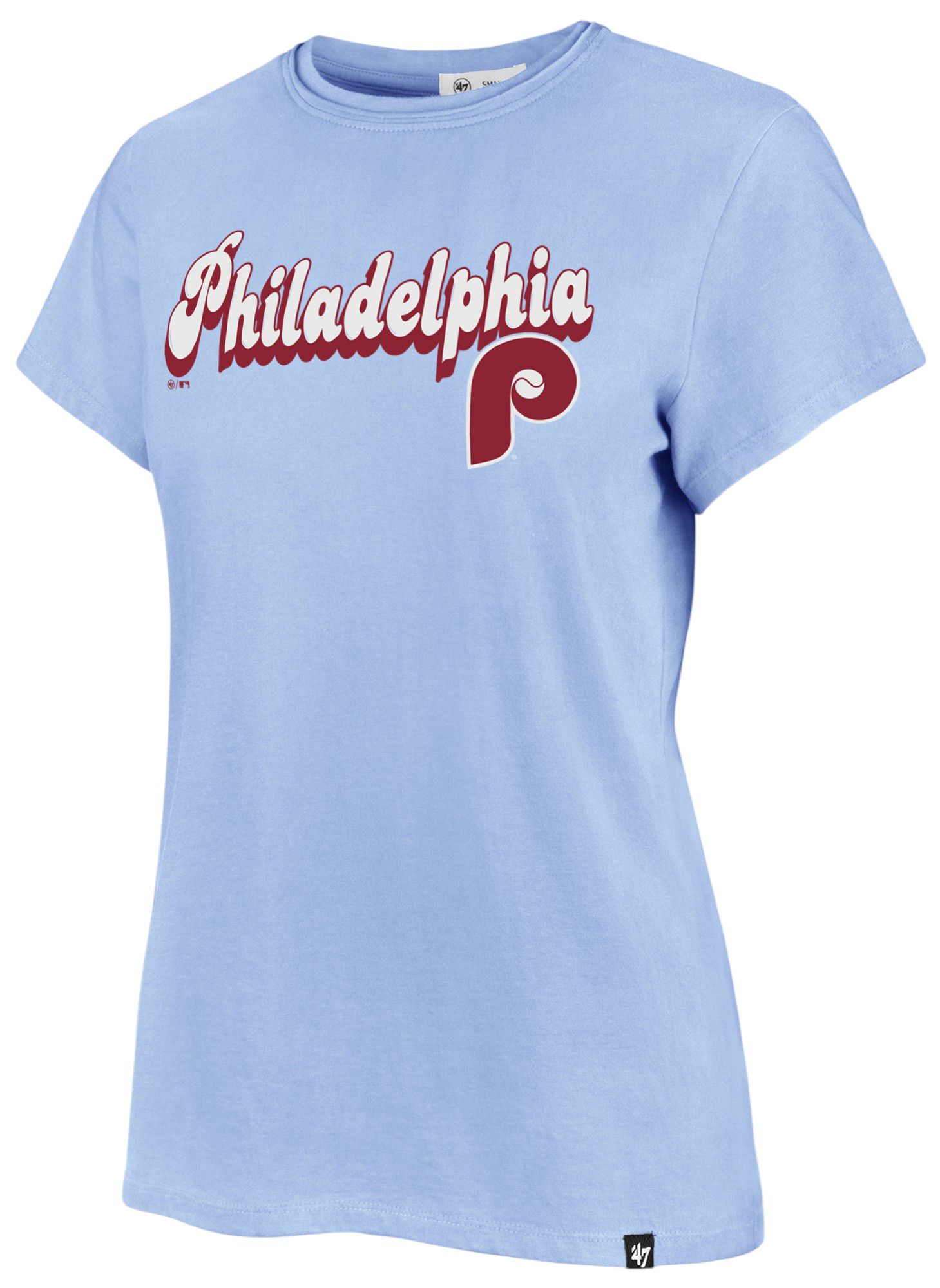 '47 Women's Philadelphia Phillies Blue Mystic Frankie T-Shirt