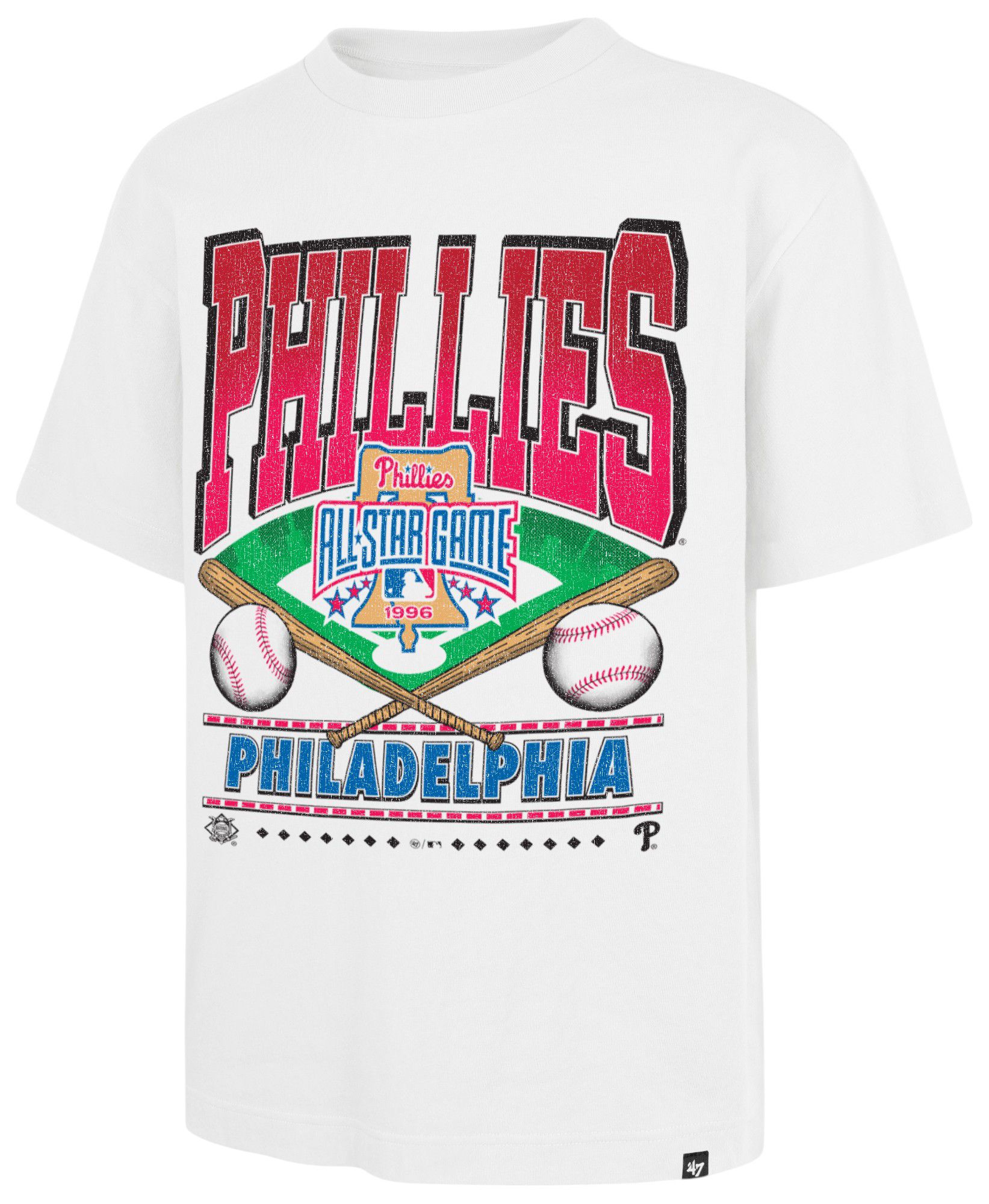 '47 Adult Philadelphia Phillies White Foundation All Star Game T-Shirt