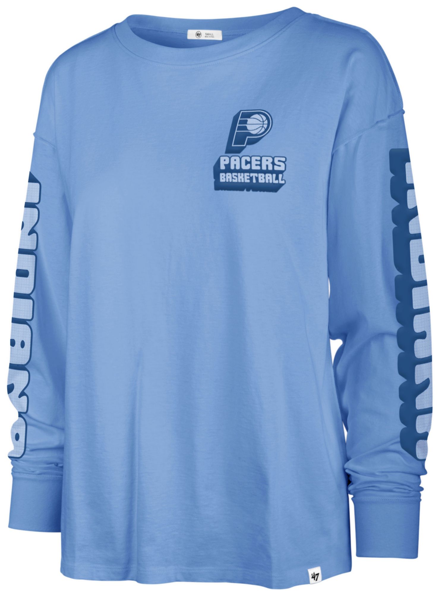 '47 Women's Indiana Pacers Luminence Groove Long Sleeve T-Shirt