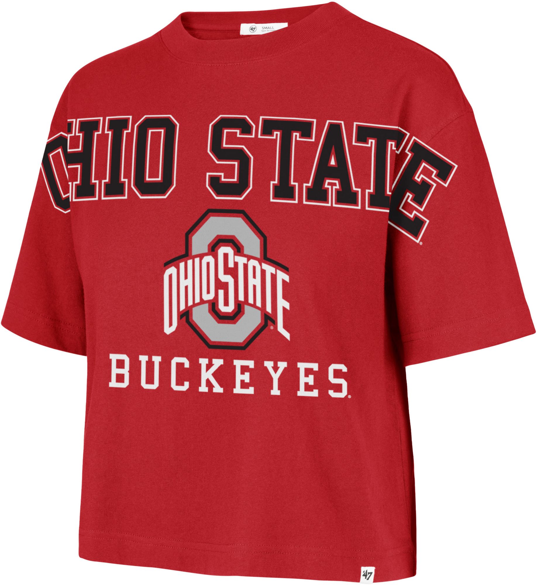 '47 Women's Ohio State Buckeyes Red Outreach T-Shirt