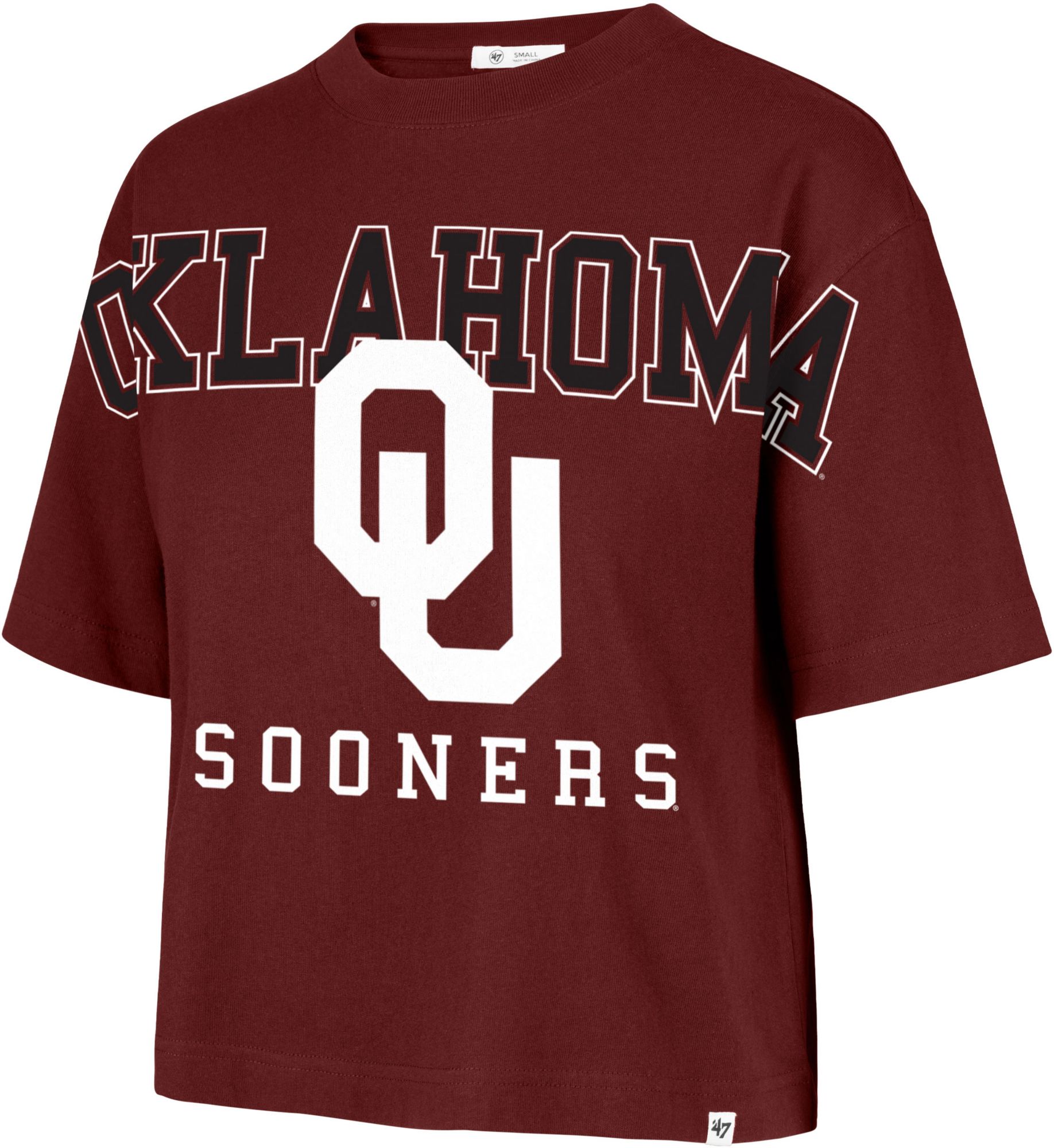 '47 Women's Oklahoma Sooners Cardinal Outreach T-Shirt