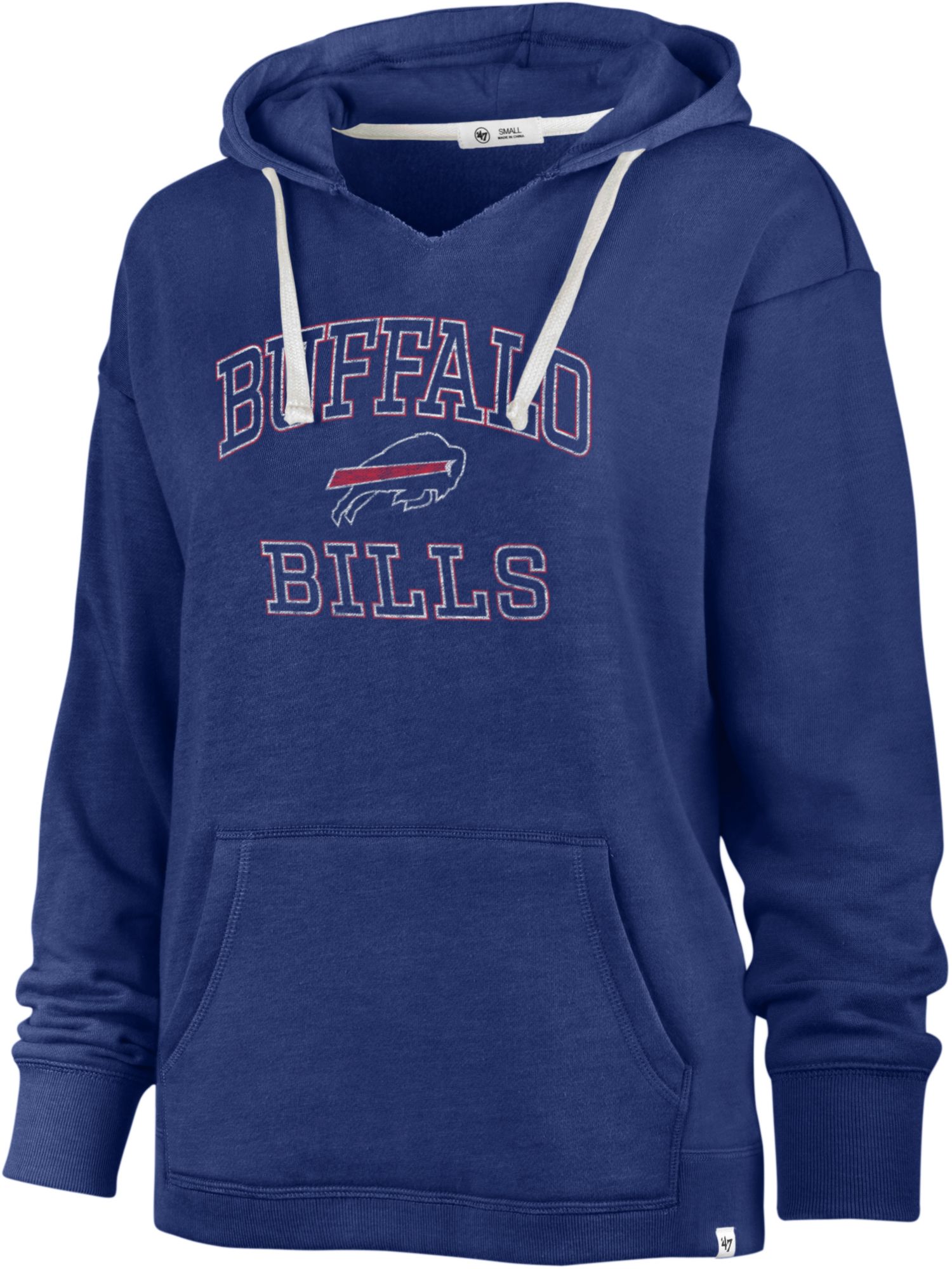 '47 Women's Buffalo Bills Clarity Blue Pullover Hoodie