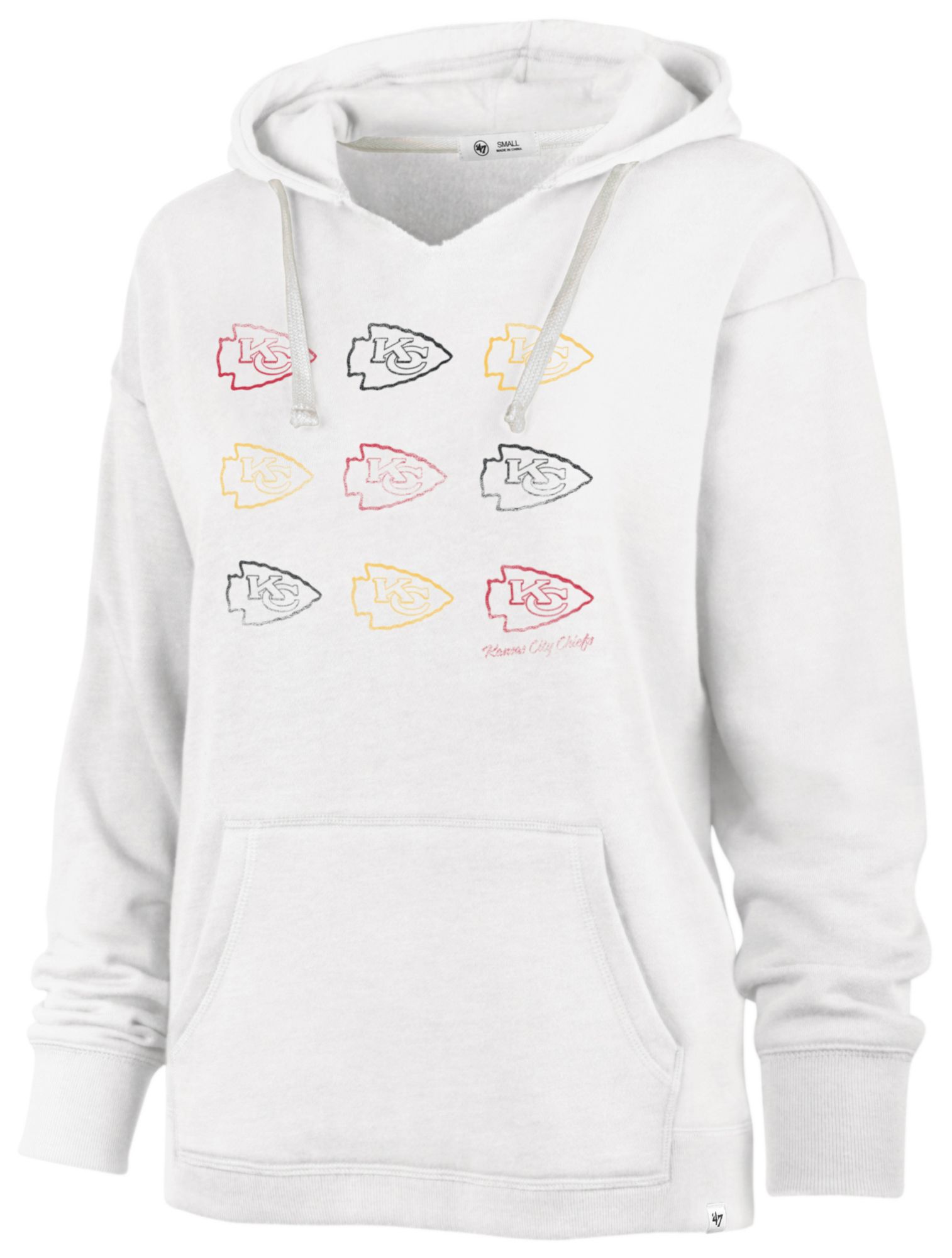 '47 Women's Kansas City Chiefs Wild Dreams Sandstone Pullover Hoodie