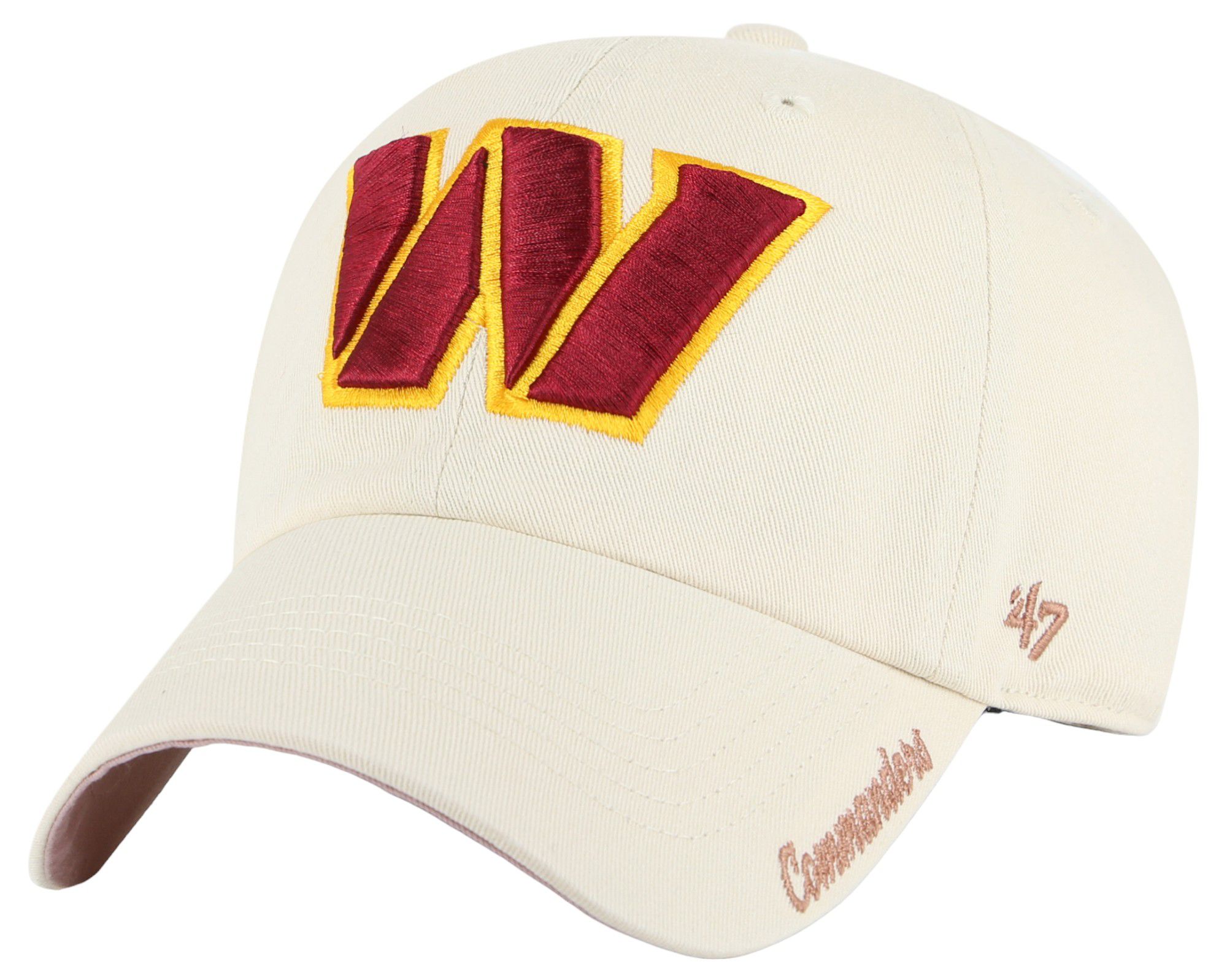 '47 Women's Washington Commanders Ballpark Clean Up Natural Adjustable Hat