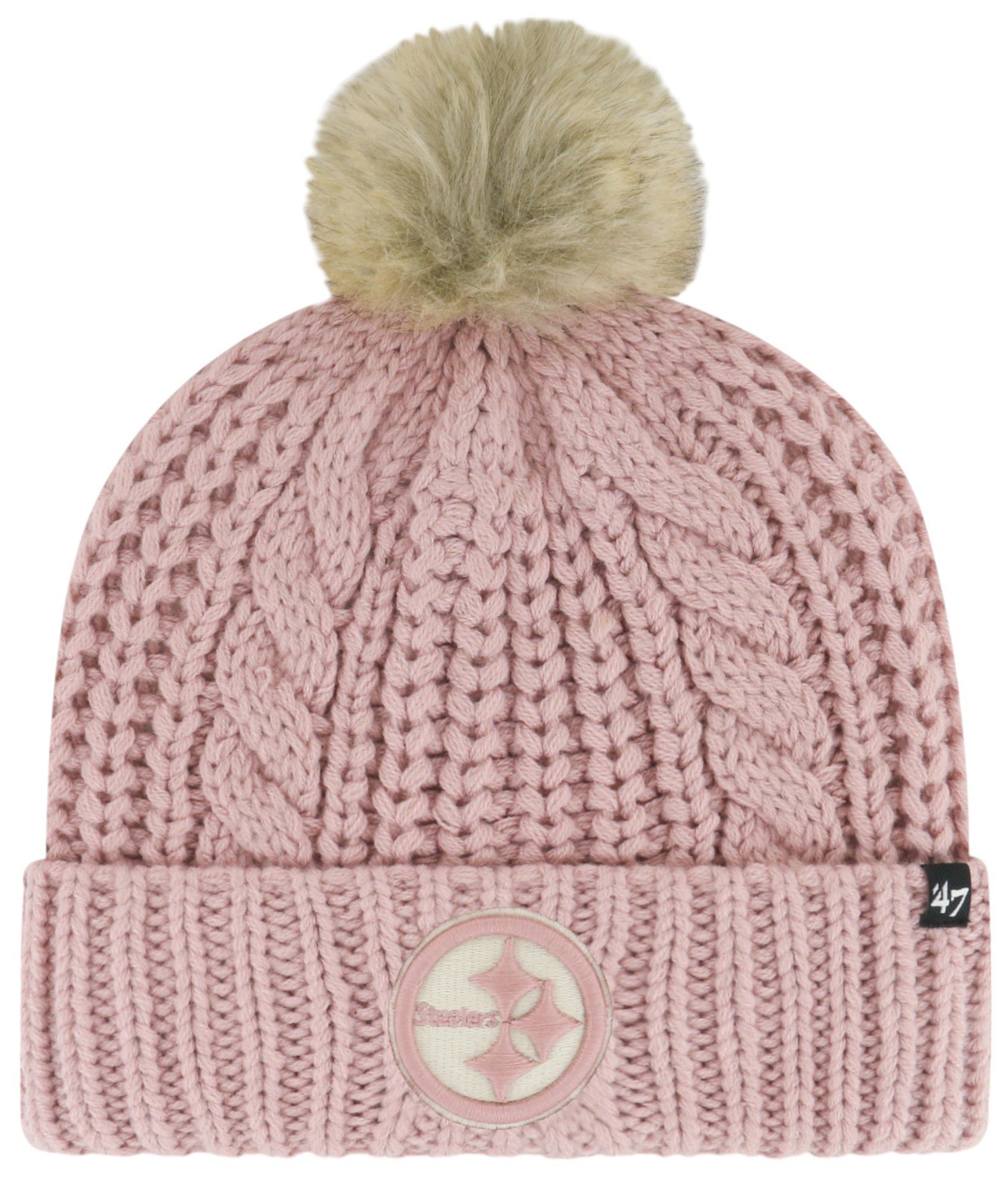 '47 Women's Pittsburgh Steelers Meeko Dusty Rose Beanie