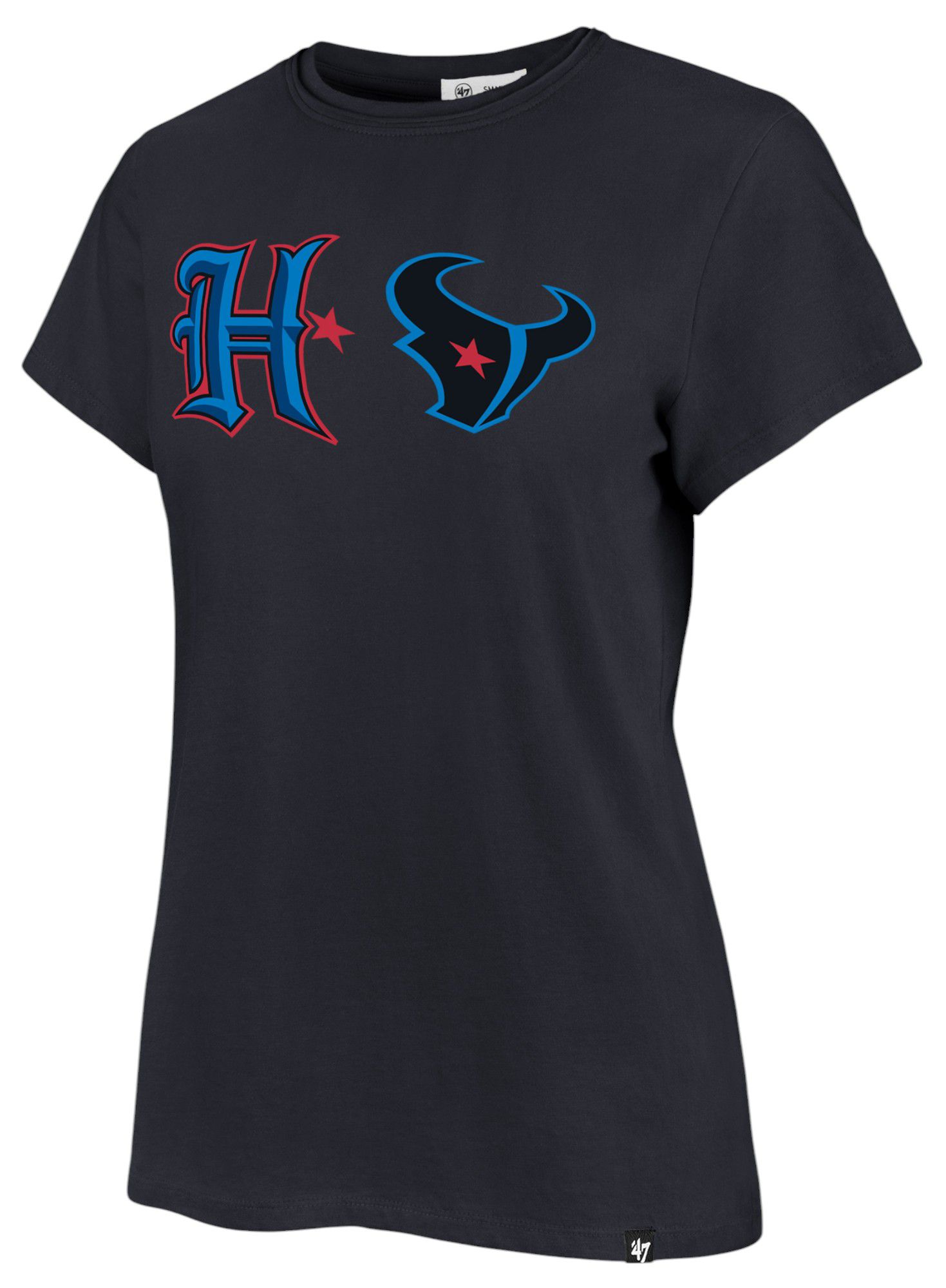 '47 Women's Houston Texans Navy Franklin T-Shirt