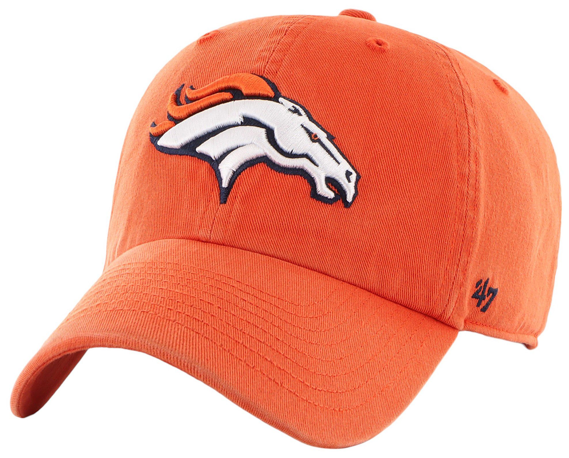 '47 Youth Denver Broncos Orange Clean Up Adjustable Hat
