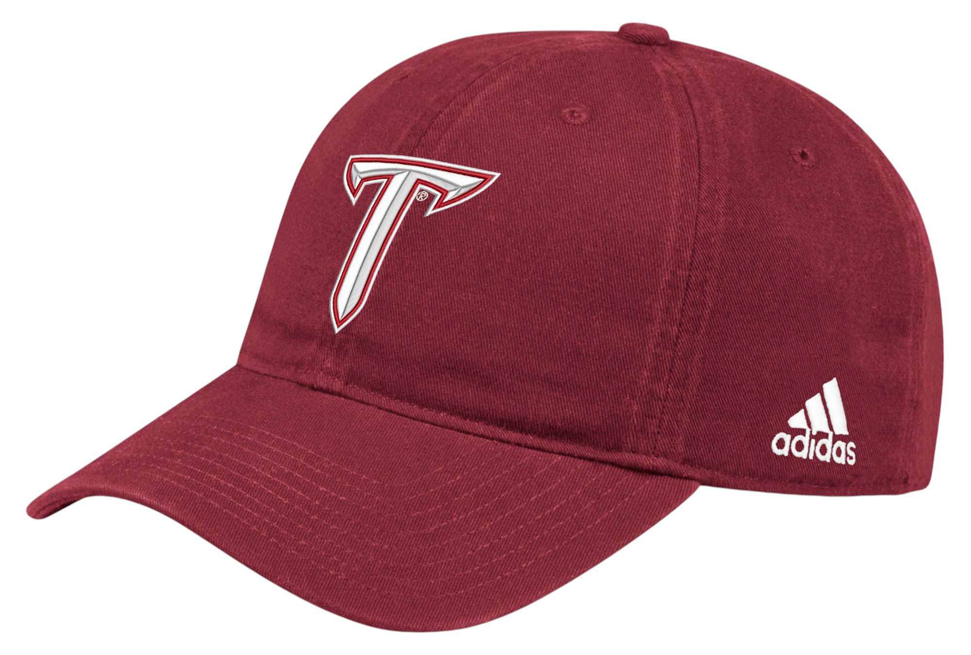 adidas Adult Troy Trojans Crimson Slouch Adjustable Hat