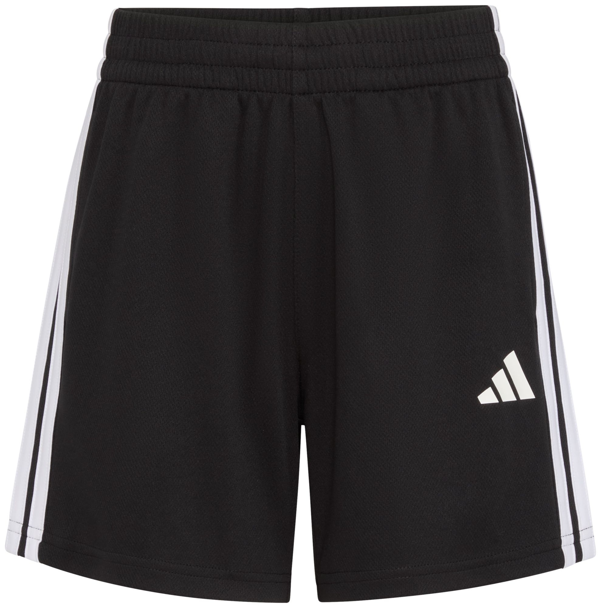 adidas Boys' 3-Stripe Essential Mid-Thigh Shorts