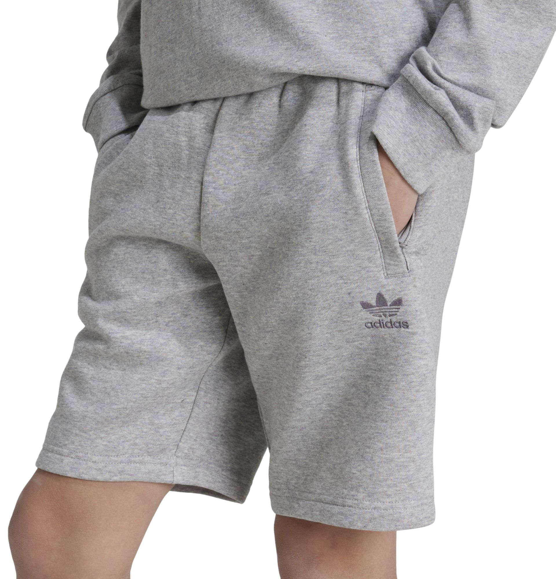 adidas Kids' Fleece Trefoil Shorts