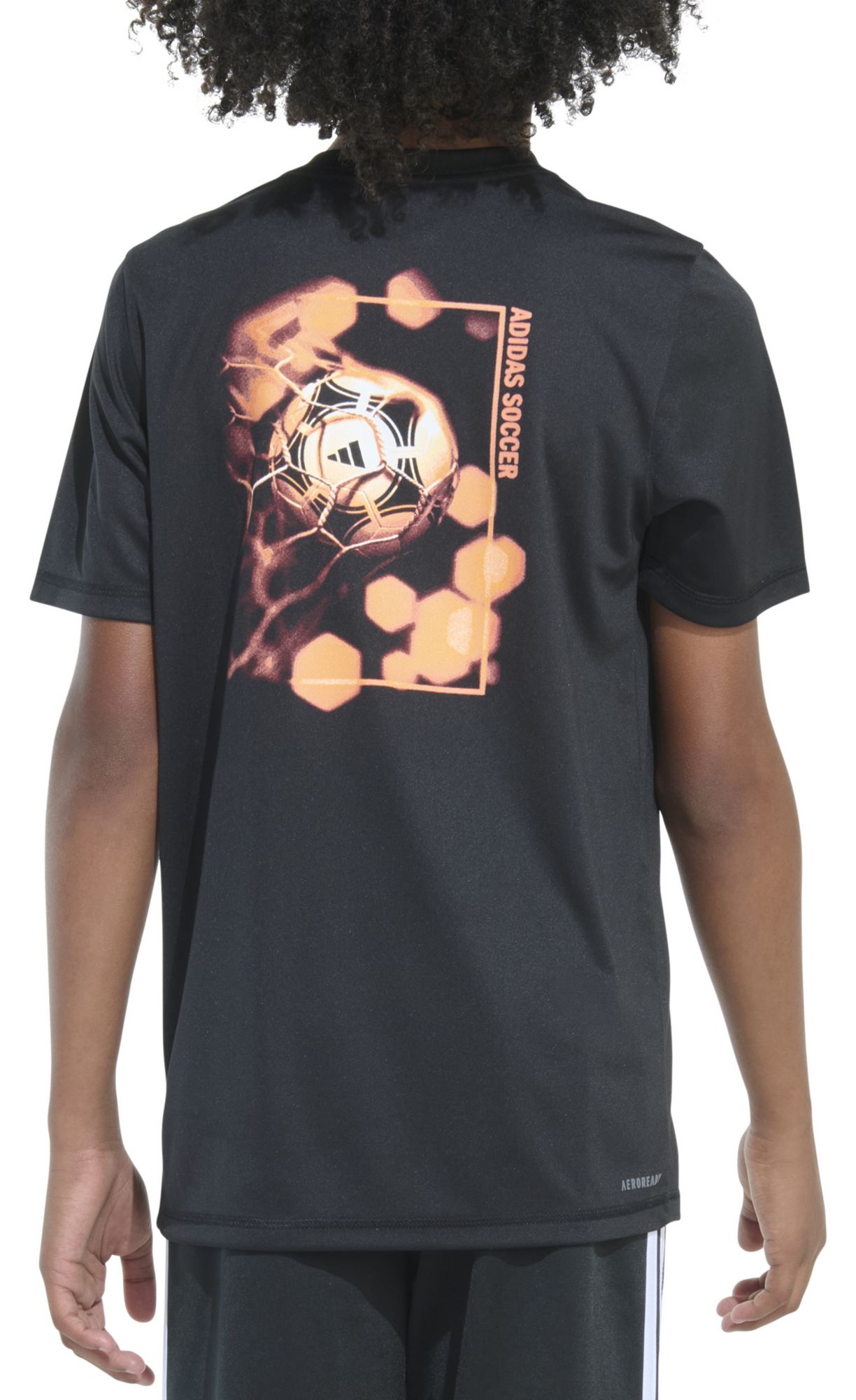 adidas Boys' AEROREADY Soccer Heat Map Graphic T-Shirt