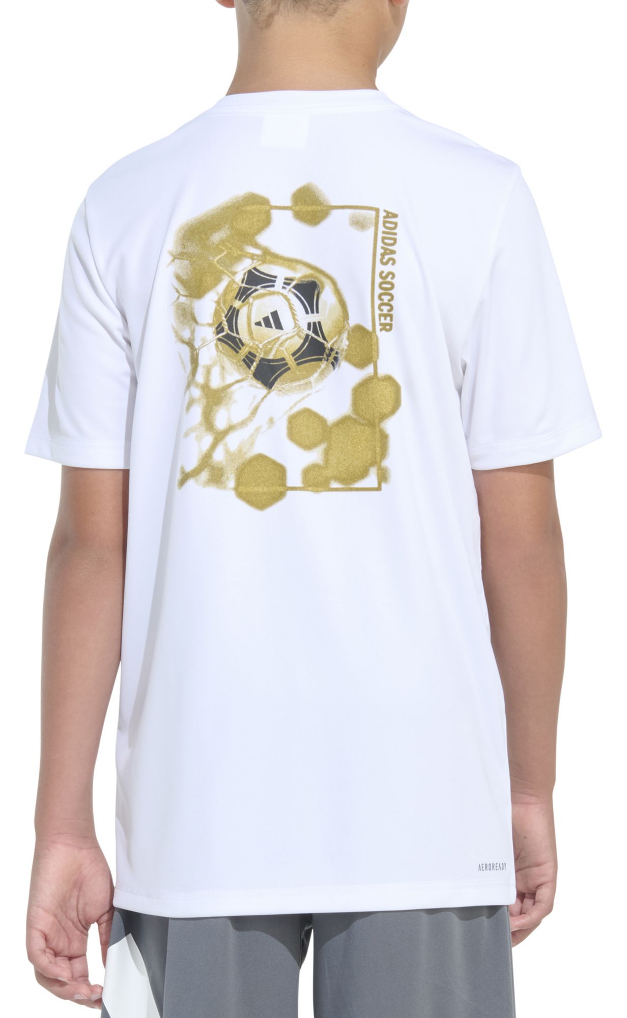 adidas Boys' AEROREADY Soccer Heat Map Graphic T-Shirt