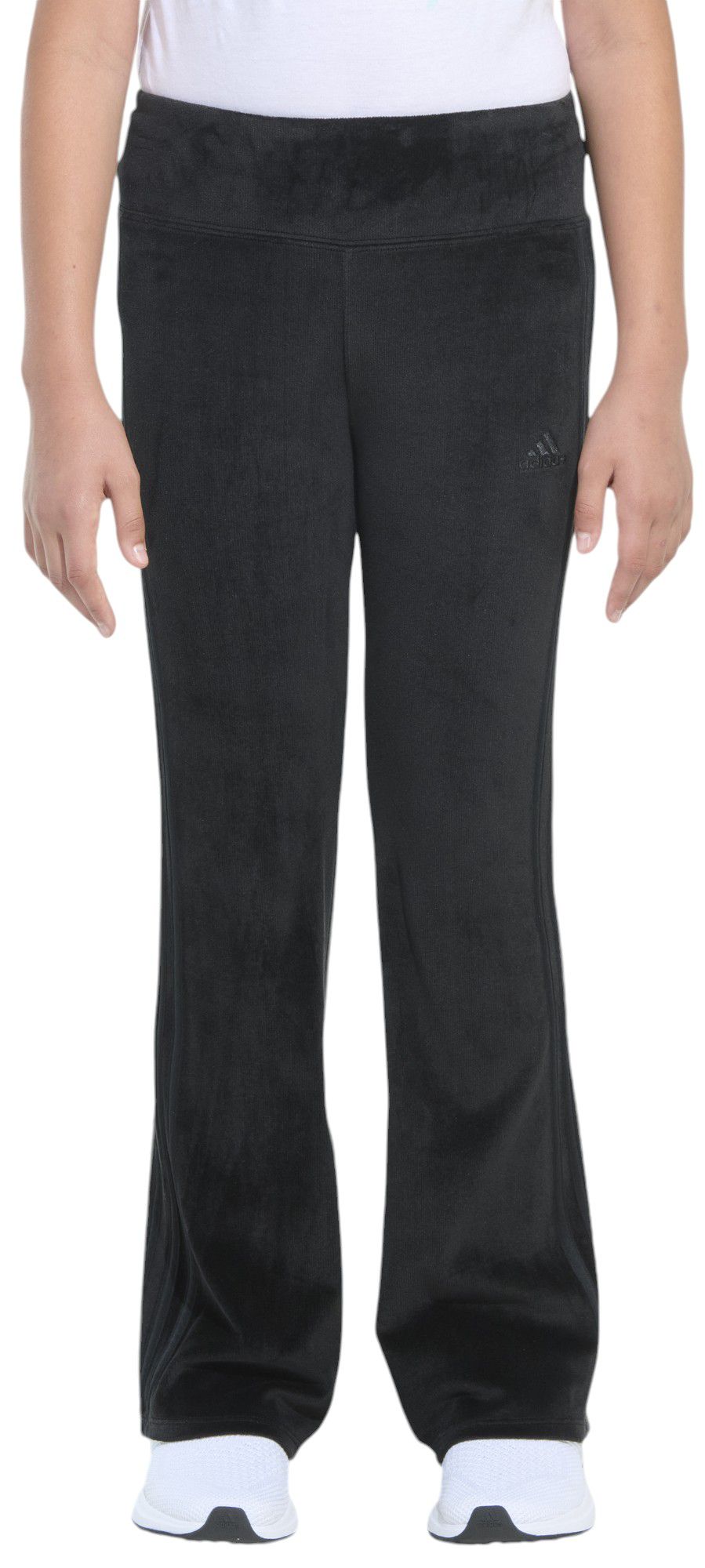 adidas Girls' Velour Vented Flare Leggings