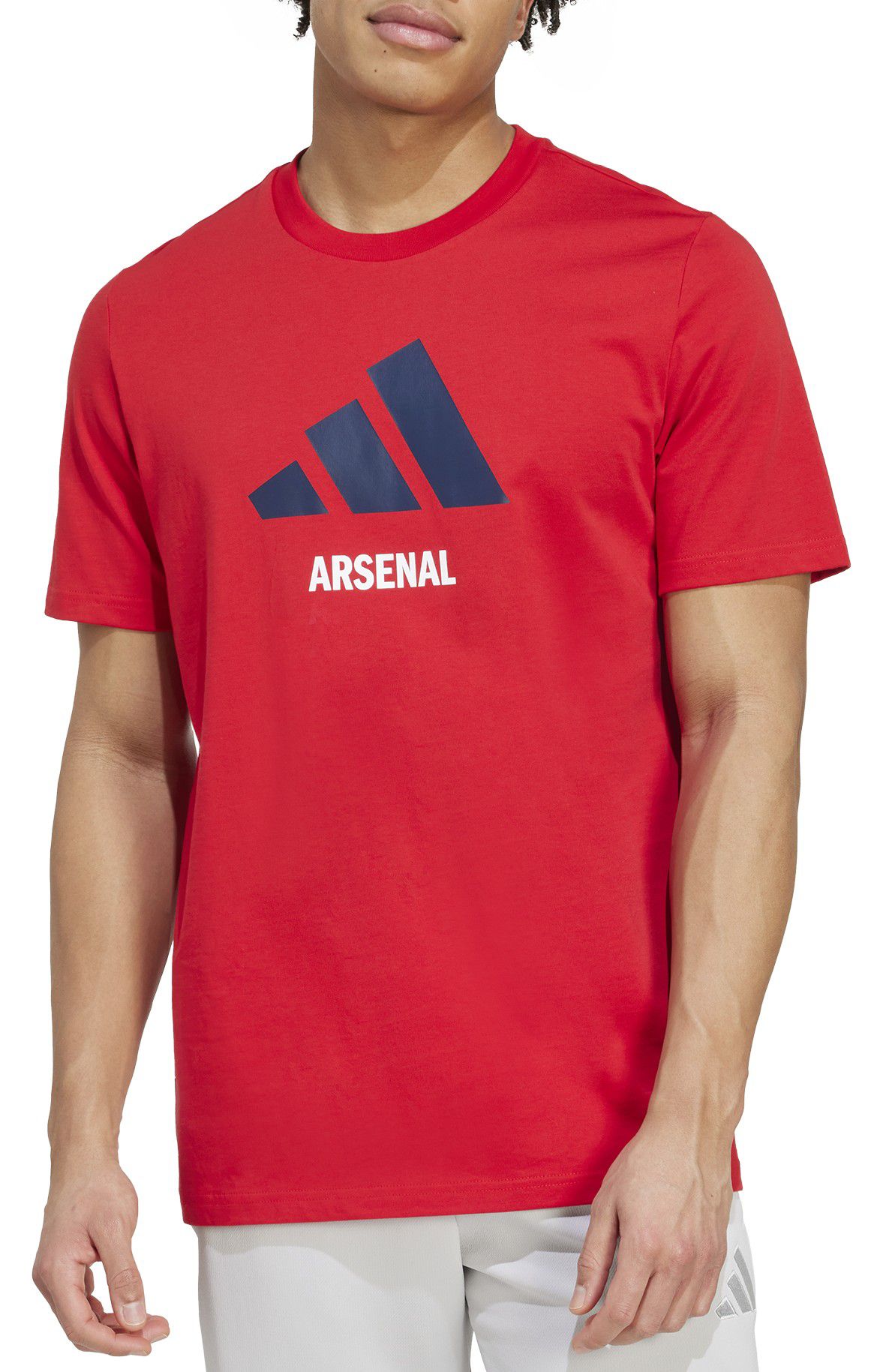 adidas Adult Arsenal Red Logo T-Shirt