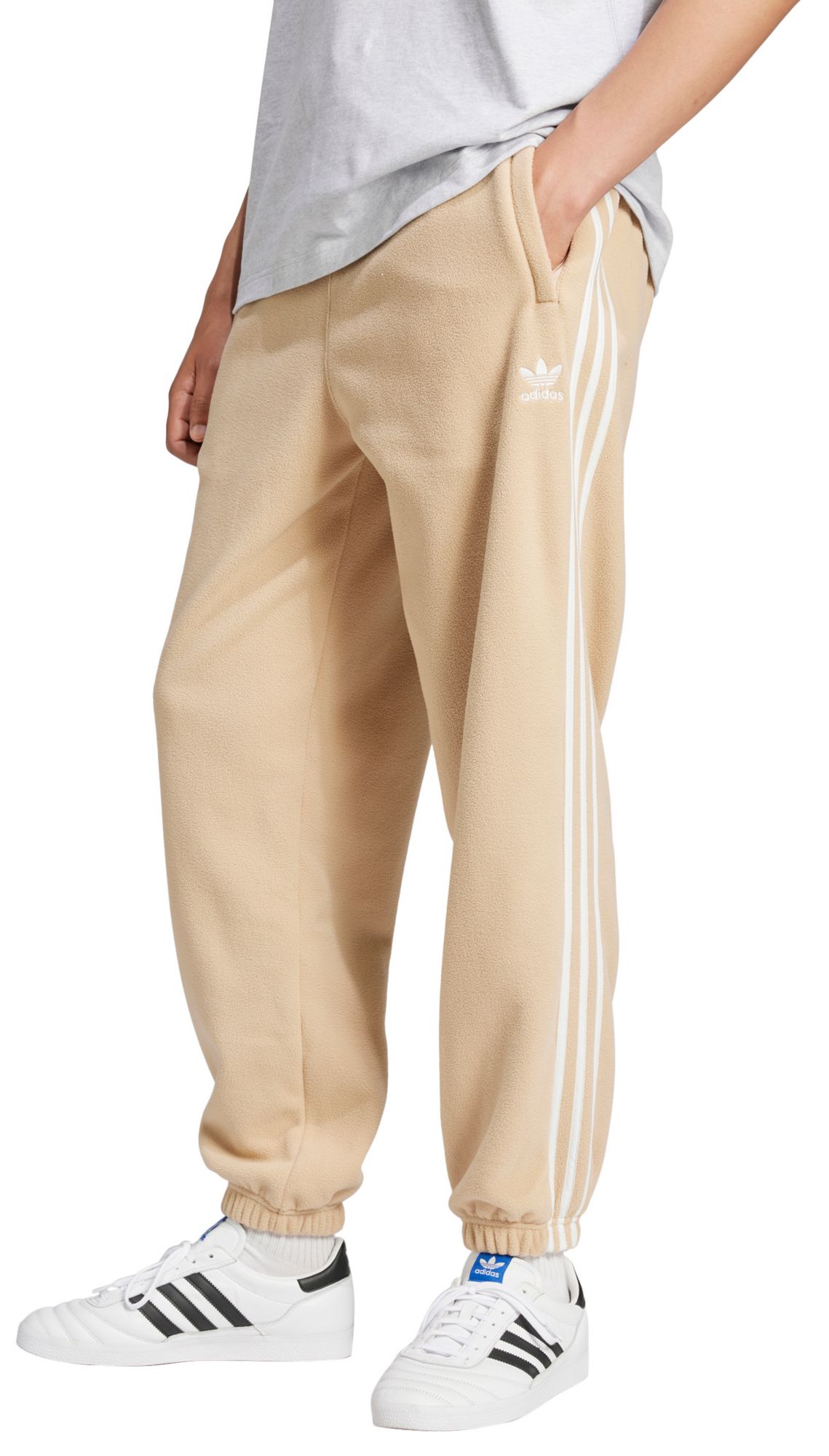 adidas Men's Adicolor 3-Stripe Fleece Sweatpants