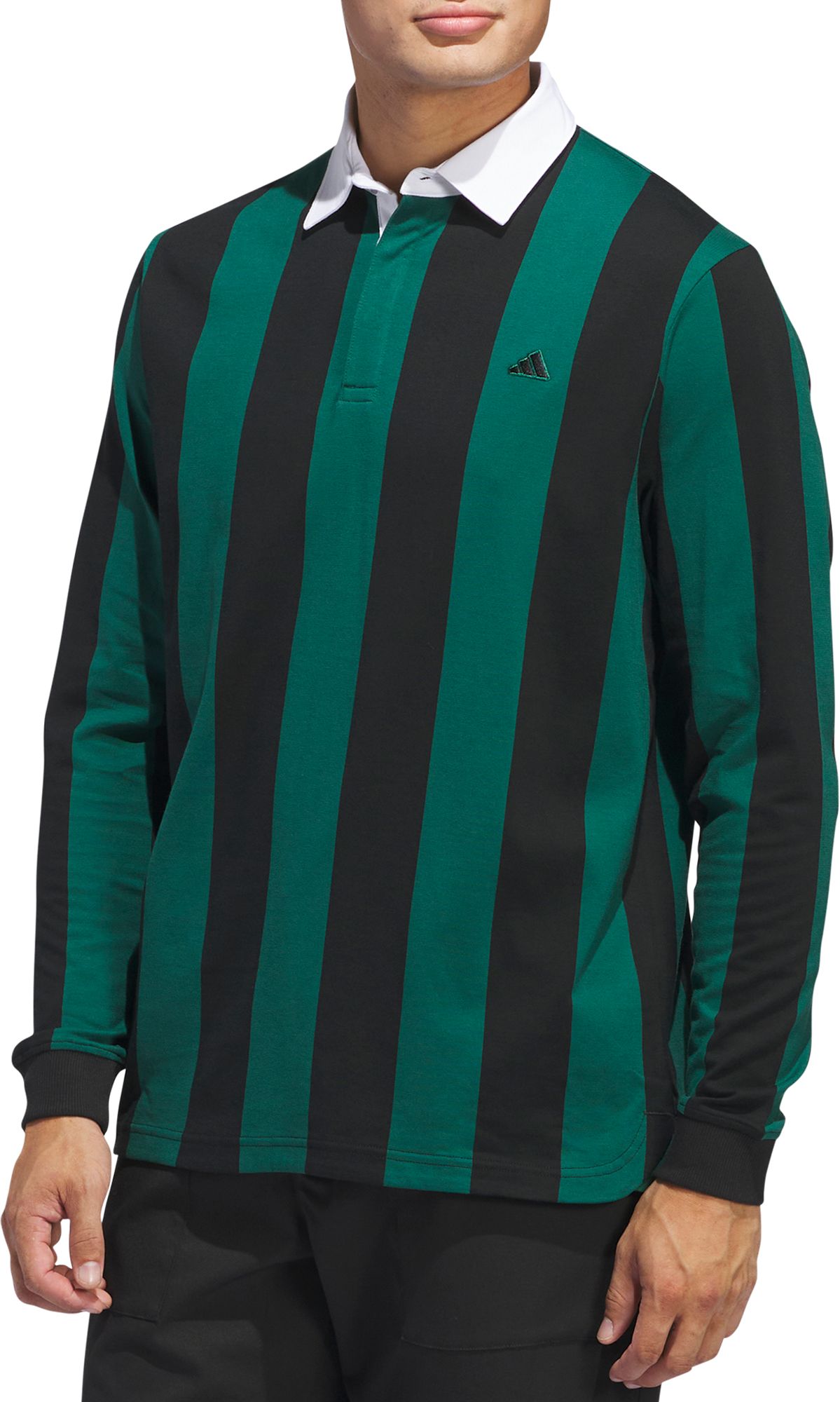 adidas Men's Go-To Long Sleeve Rugby Golf Polo