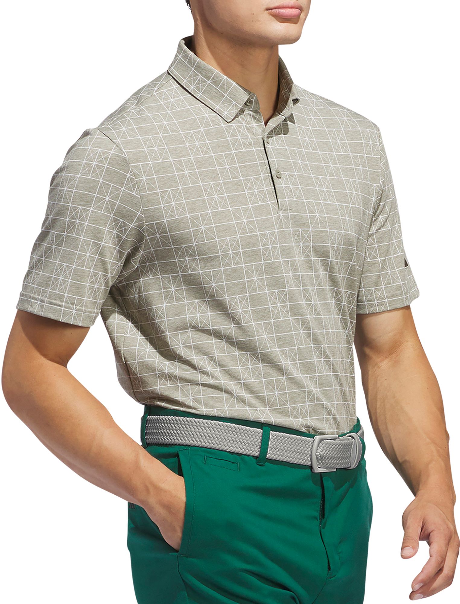 adidas Men's Go-To Printed Golf Polo