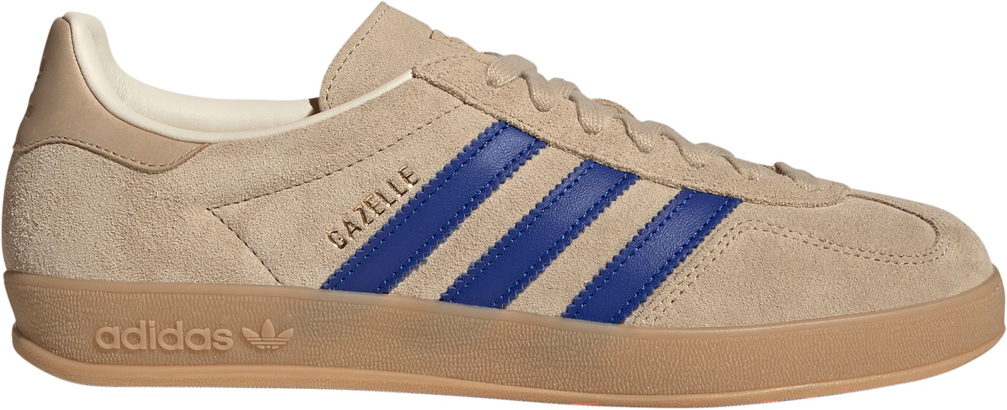 Beige/Royal Blue/White