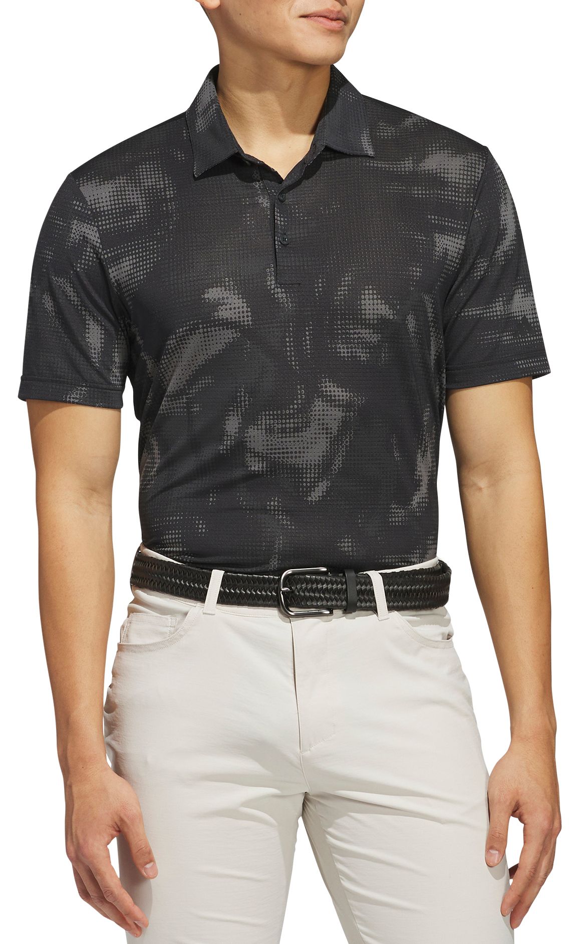 adidas Men's Ultimate365 Mesh Print Golf Polo