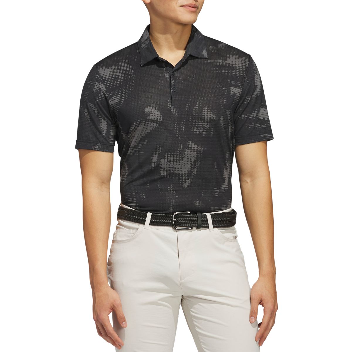 ★★Adairs★★ Allover Print Short Sleeve Polo Shirt JE7142 adidas Men's Core Allover Print Polo Golf Shirt | Dick's