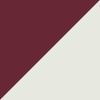 Burgundy/White