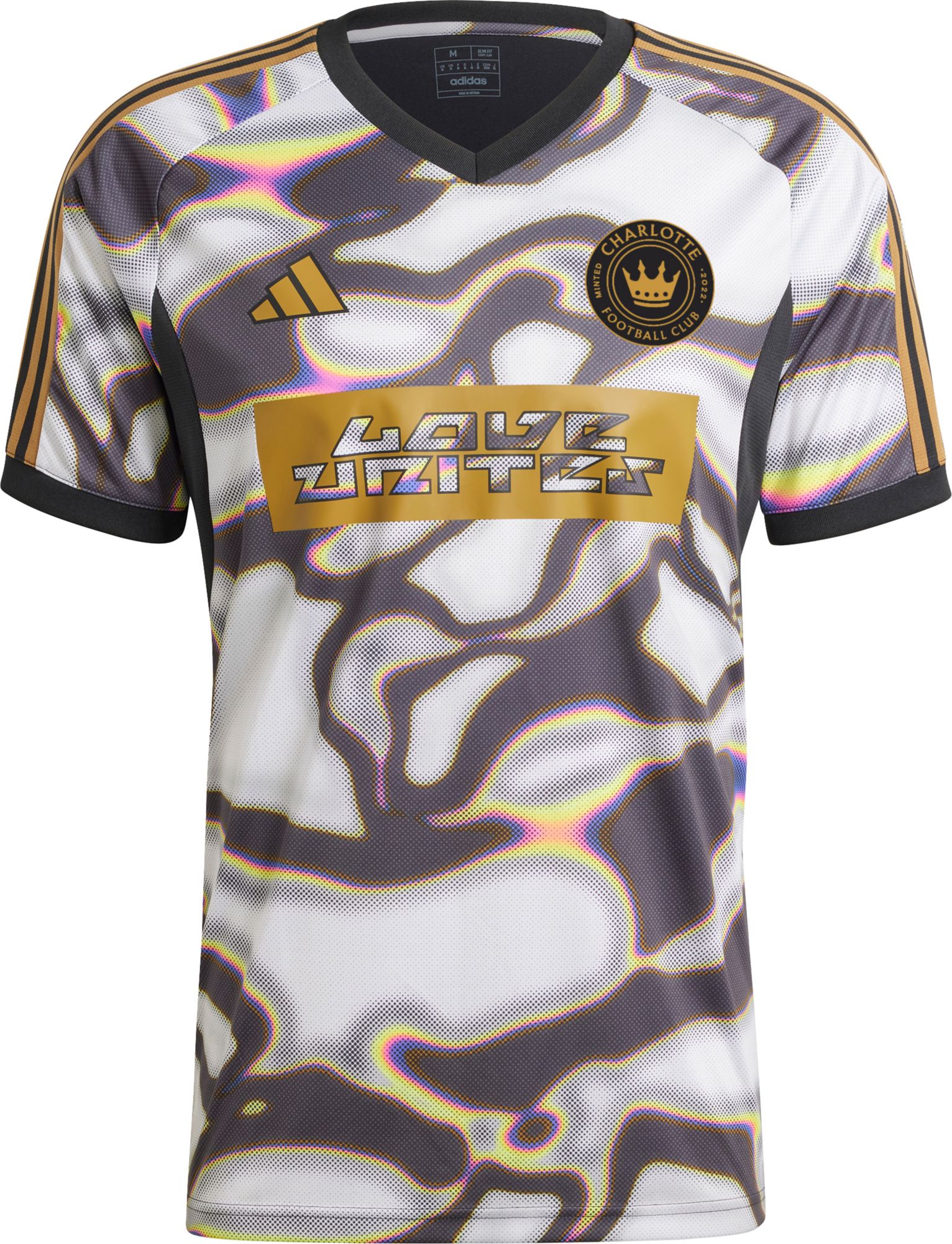 adidas Adult Charlotte FC 2024 Pride Replica Jersey