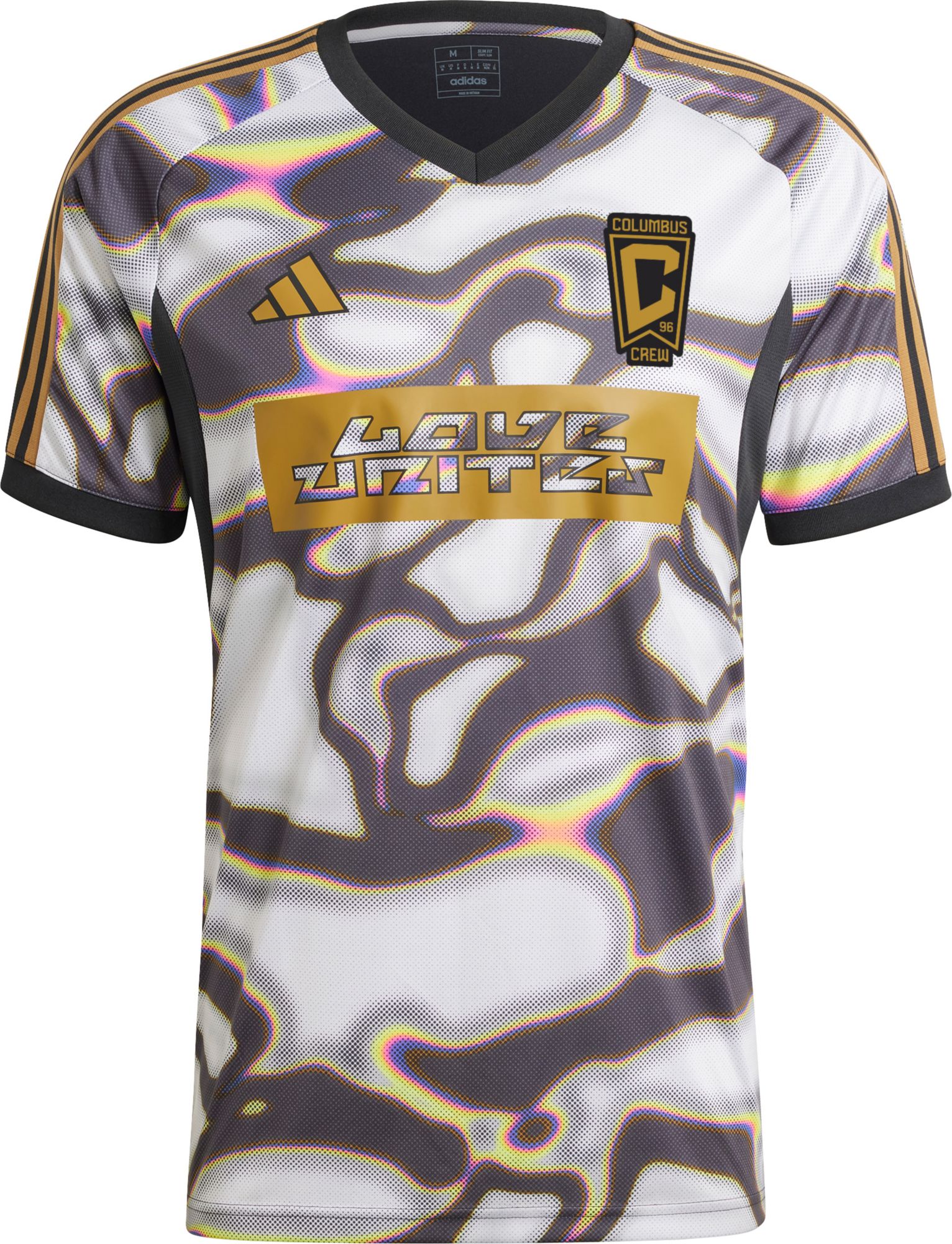 adidas Adult Columbus Crew 2024 Pride Replica Jersey