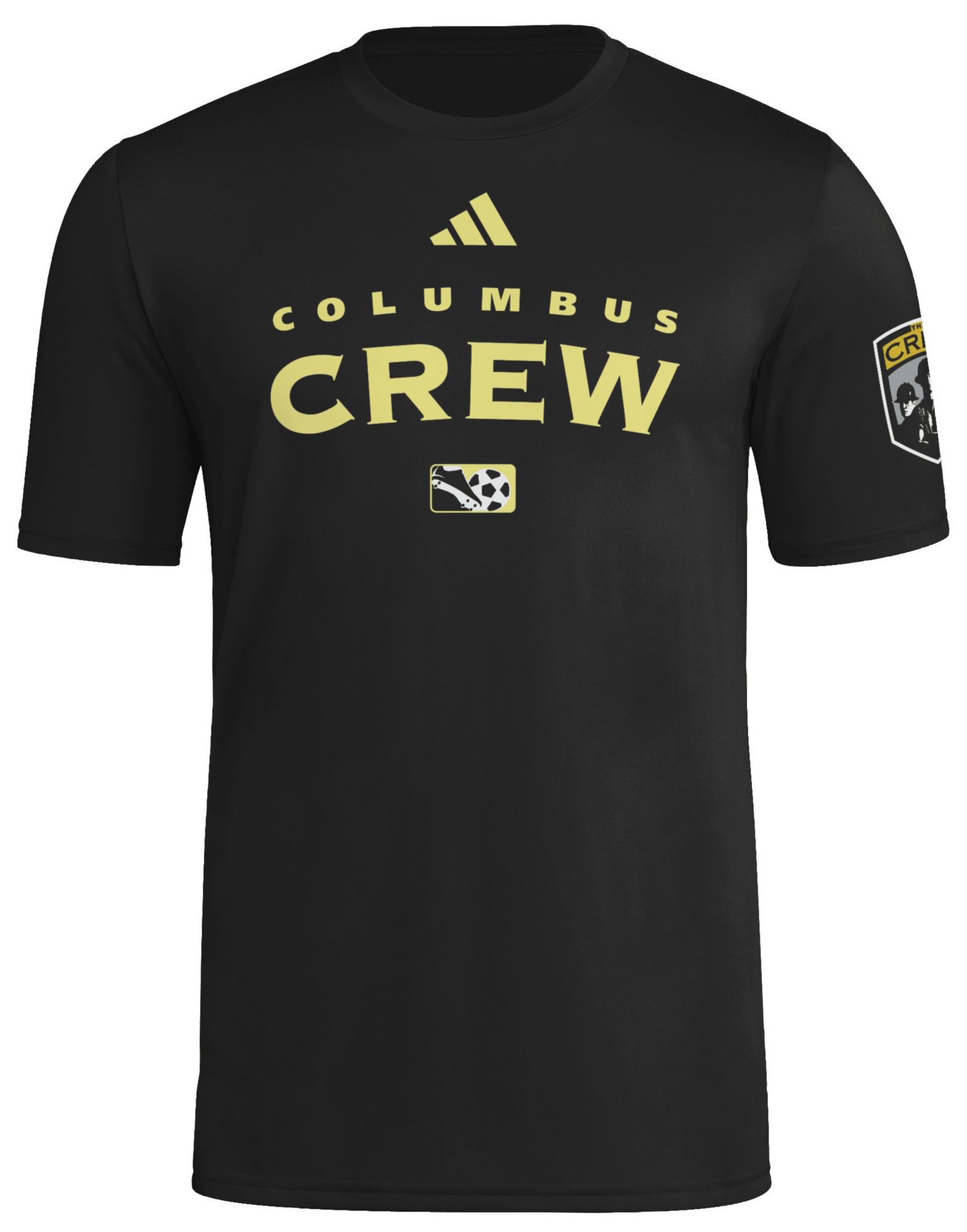 adidas Adult Columbus Crew 2025 Jersey Hook Black T-Shirt