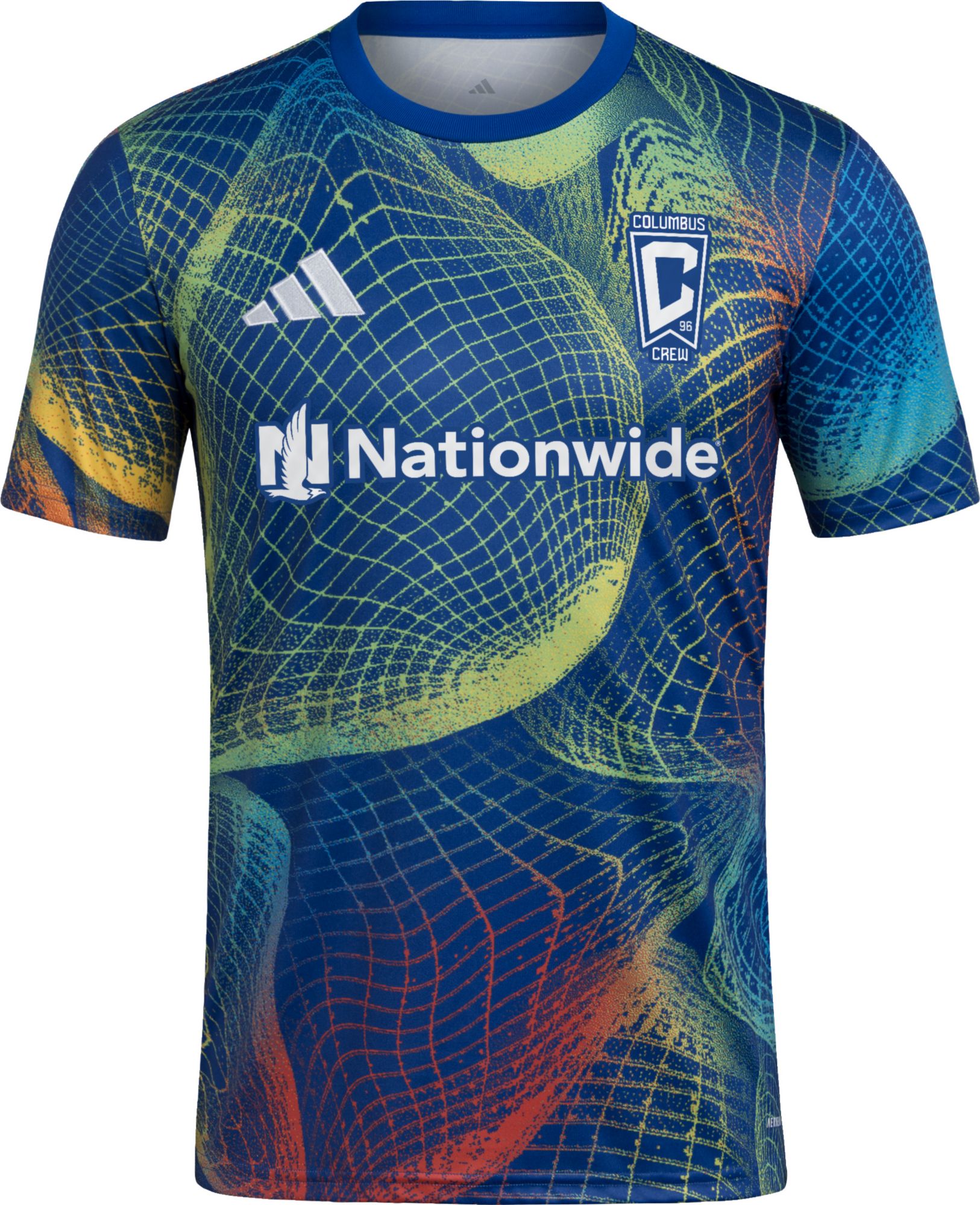 adidas Adult Columbus Crew 2025 United We Play Royal Prematch Jersey