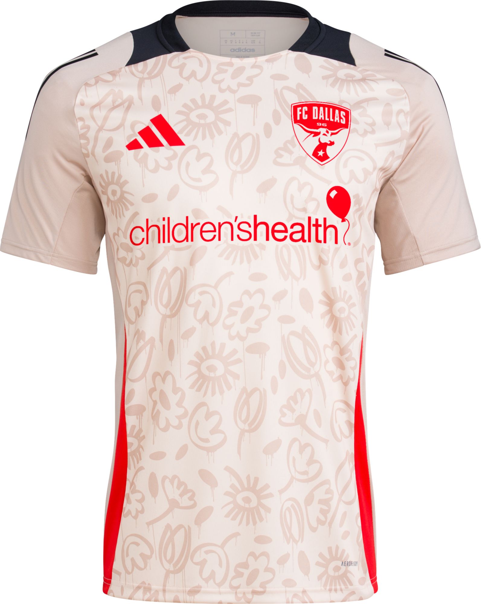 adidas Adult FC Dallas 2024 One Planet Tan Replica Jersey