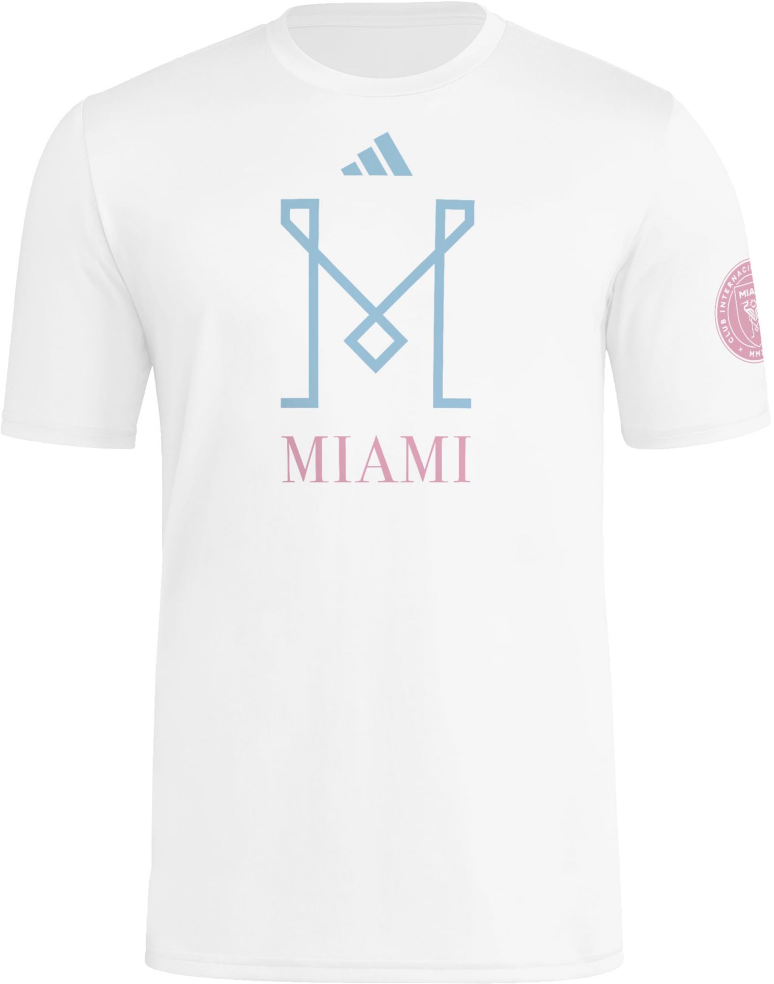 adidas Adult Inter Miami CF 2025 Jersey Hook White T-Shirt